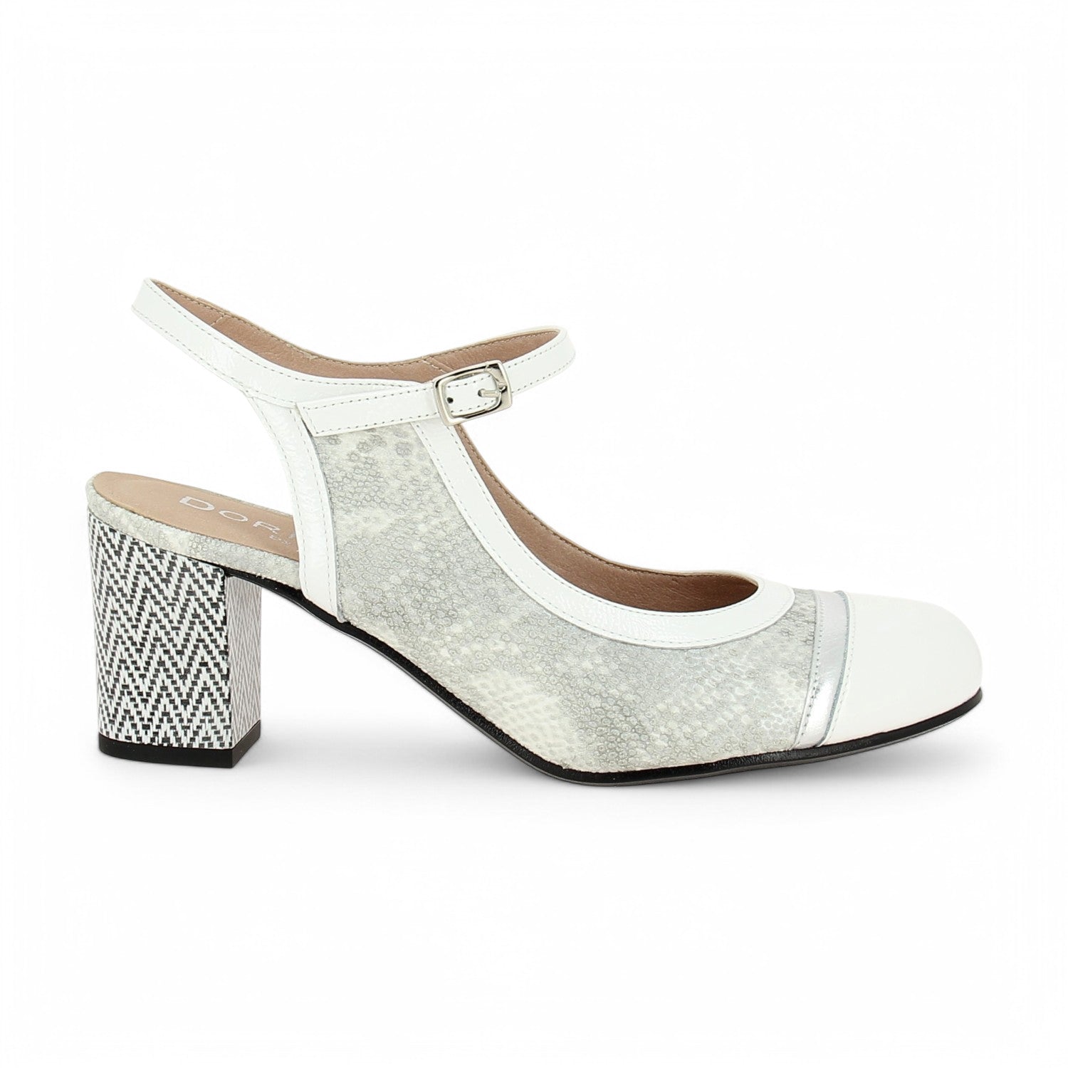 Ballerines et babies Femme DORKING DOMAZY Blanc