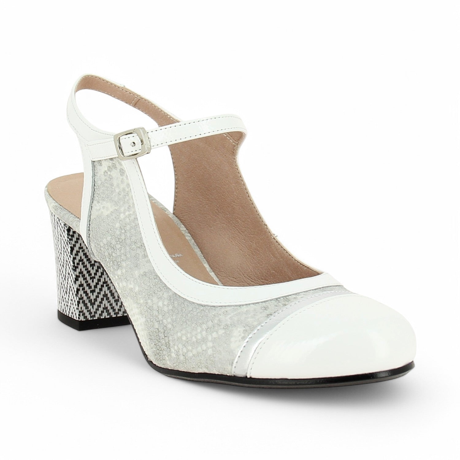 Ballerines et babies Femme DORKING DOMAZY Blanc