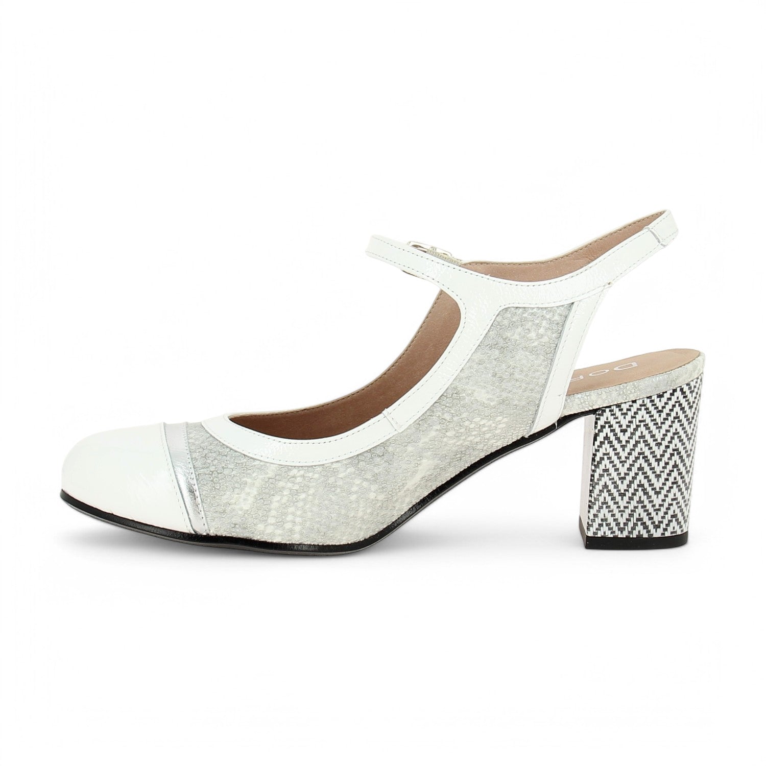 Ballerines et babies Femme DORKING DOMAZY Blanc