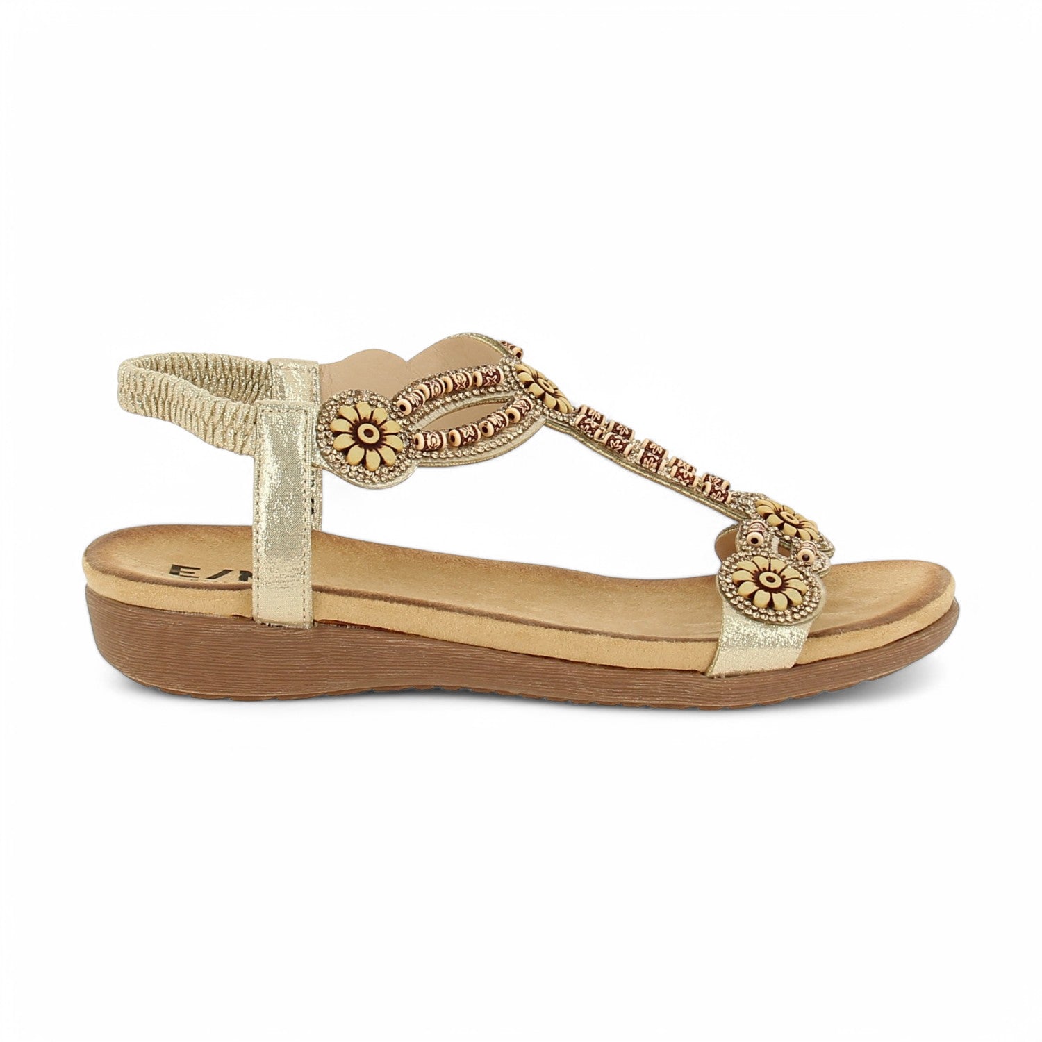 Sandales Femme ELUE PAR NOUS TIMOR Or/Bronze