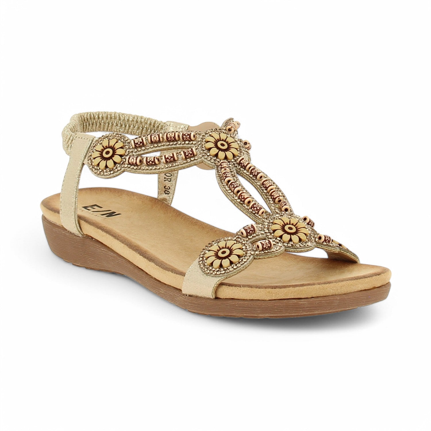 Sandales Femme ELUE PAR NOUS TIMOR Or/Bronze