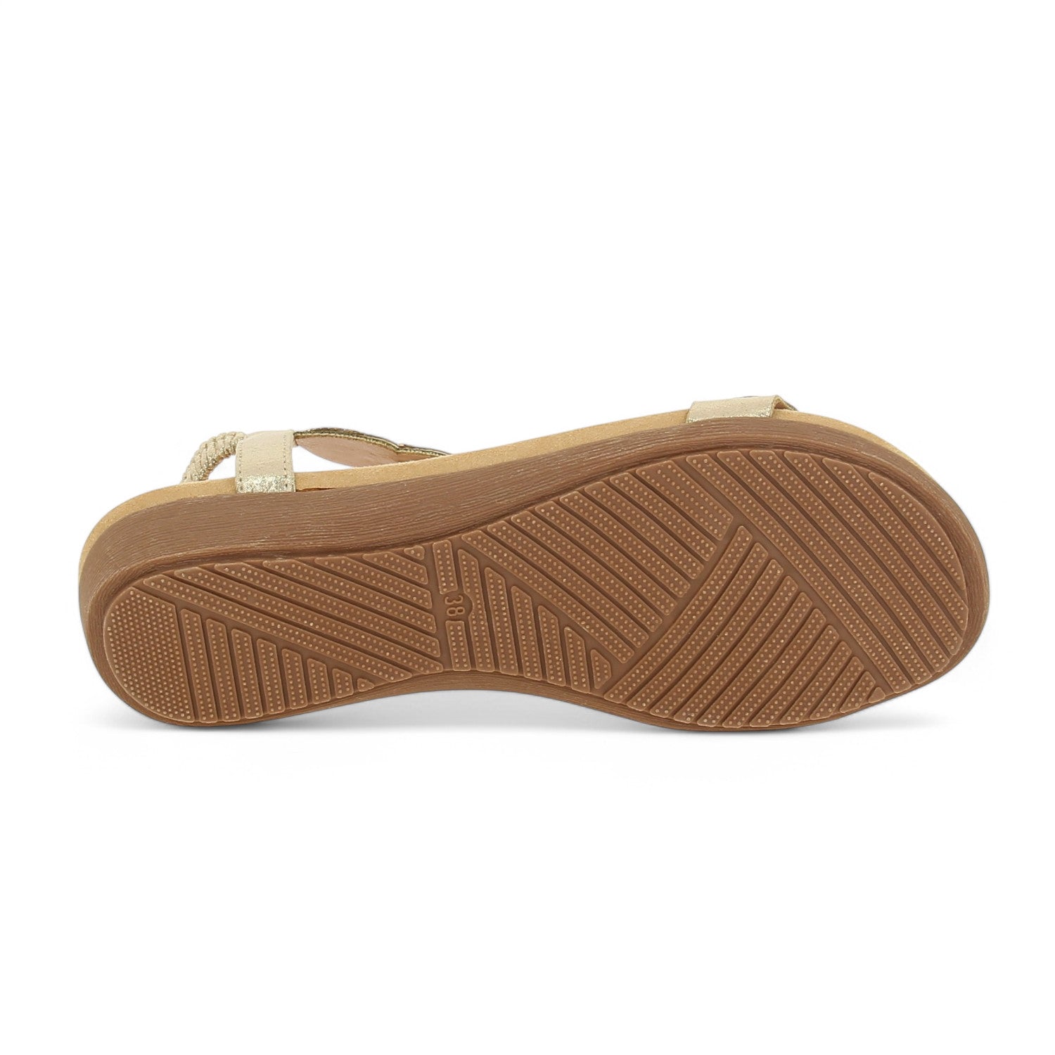 Sandales Femme ELUE PAR NOUS TIMOR Or/Bronze