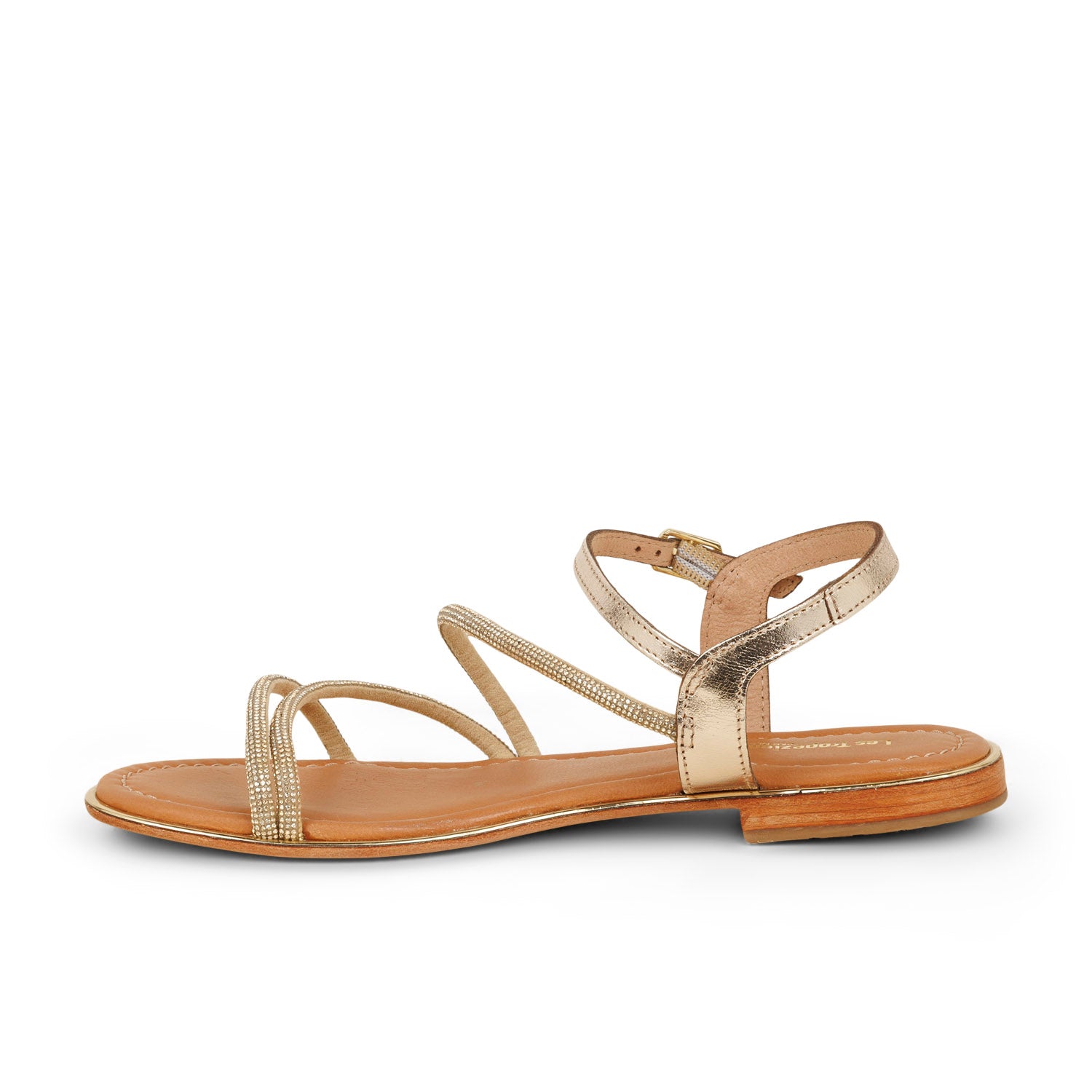 Sandales Femme LES TROPEZIENNES HOCTAVY Or/Bronze