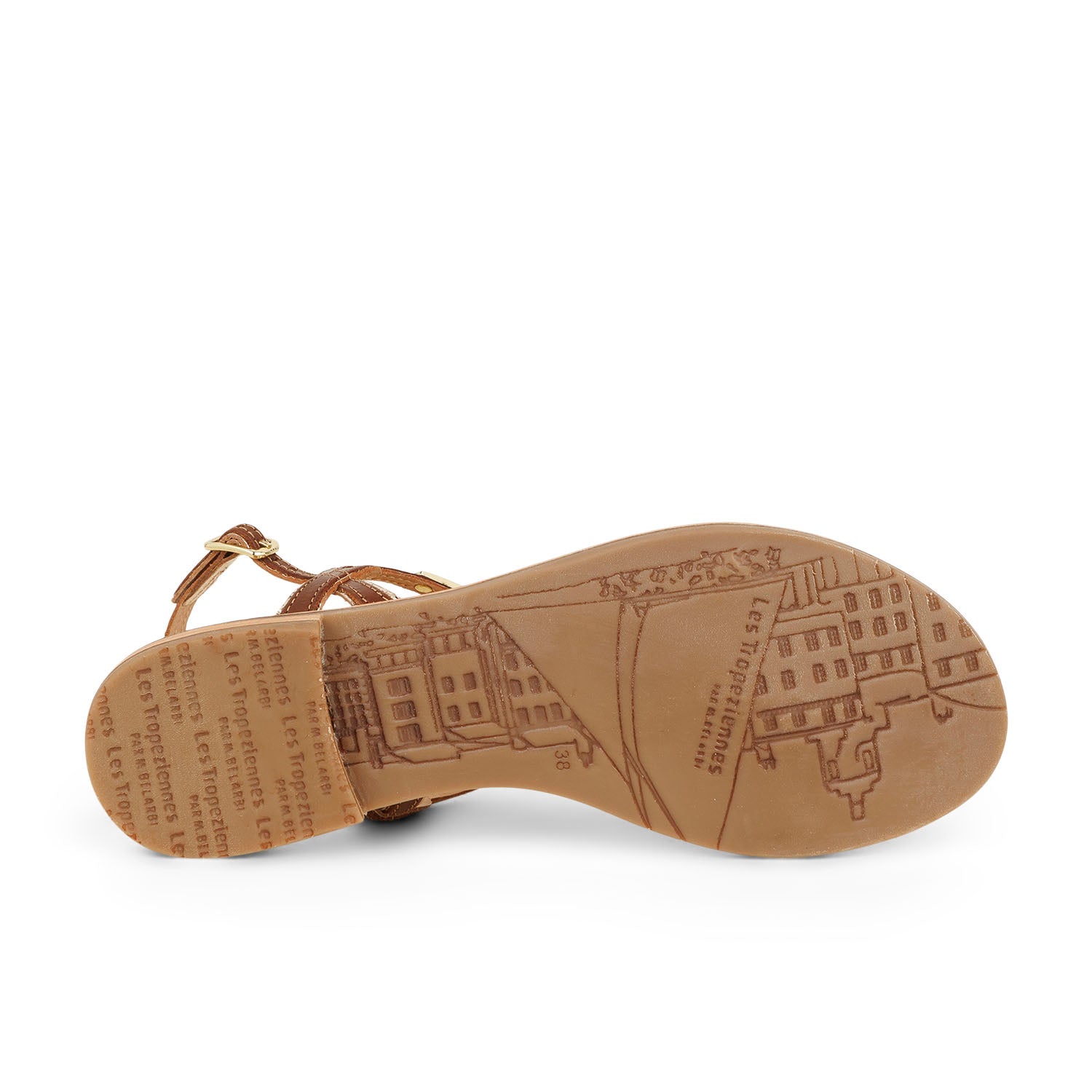 Sandales Femme LES TROPEZIENNES HAPPY Marron