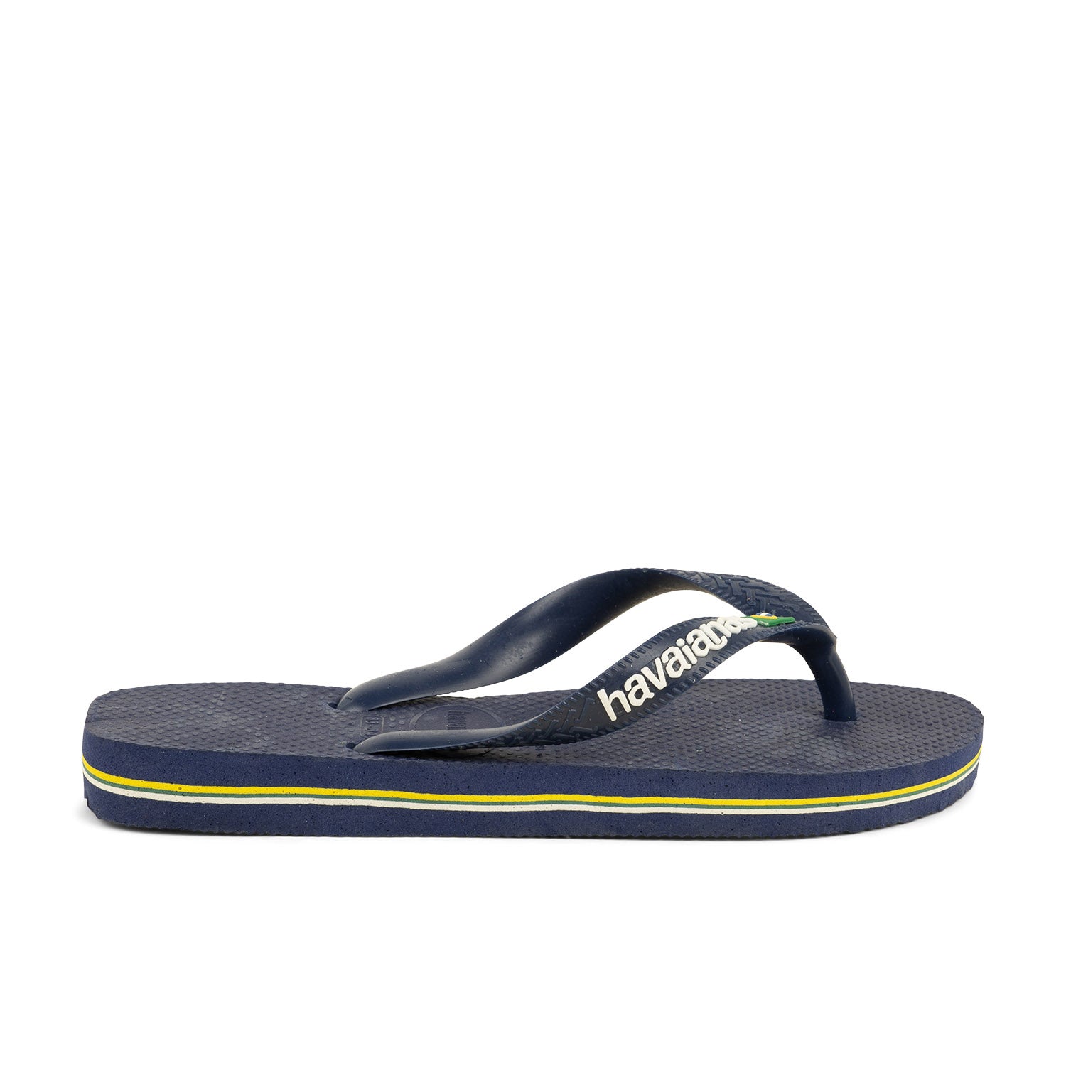 Tongs et Crocs Enfant HAVAIANAS BRASIL LOGO E Bleu