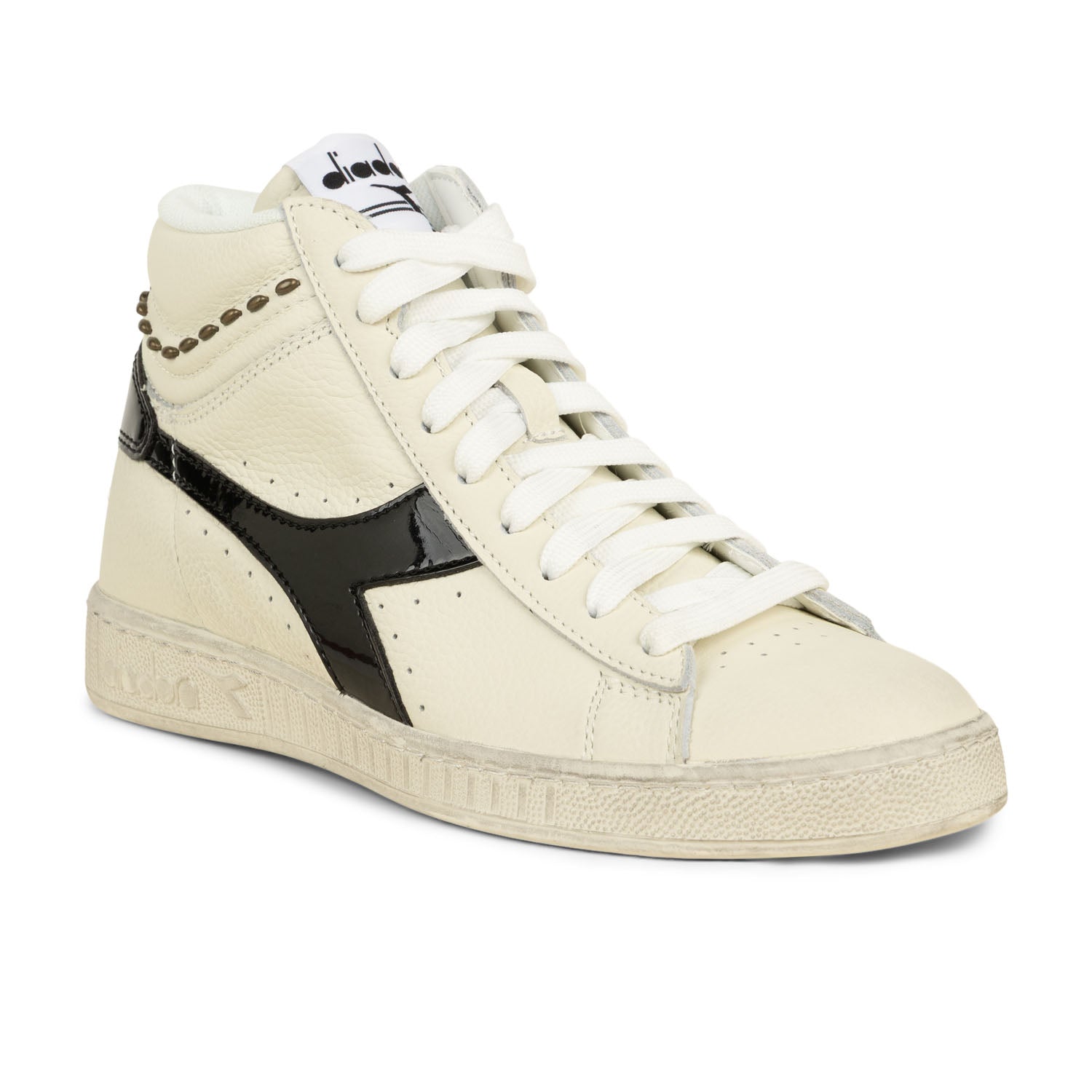 Baskets Femme DIADORA GAME HIGH WAXED STUDE Blanc