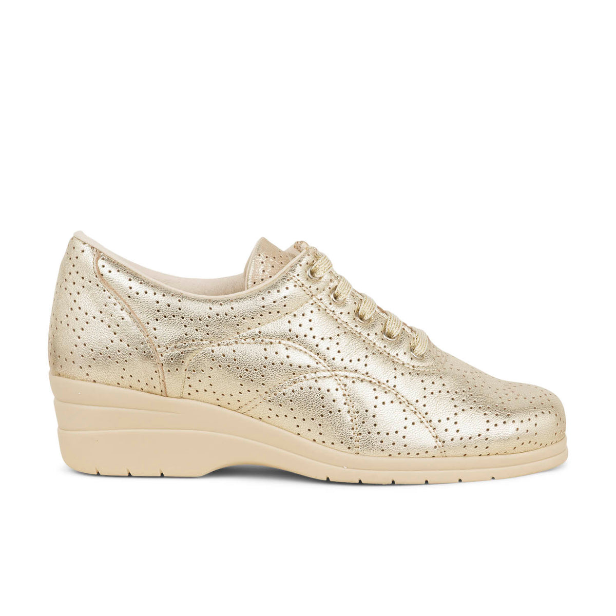 Baskets Femme BOPY DUBAI Or/Bronze