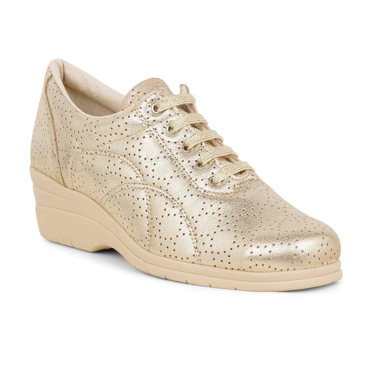 Baskets Femme BOPY DUBAI Or/Bronze