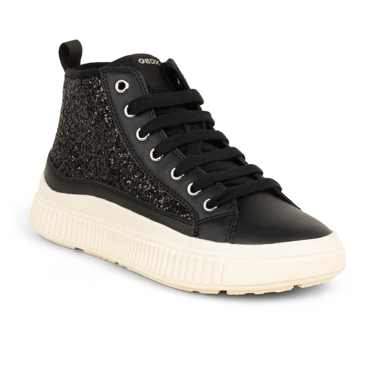 Baskets Enfant GEOX J LAQUINNY Noir