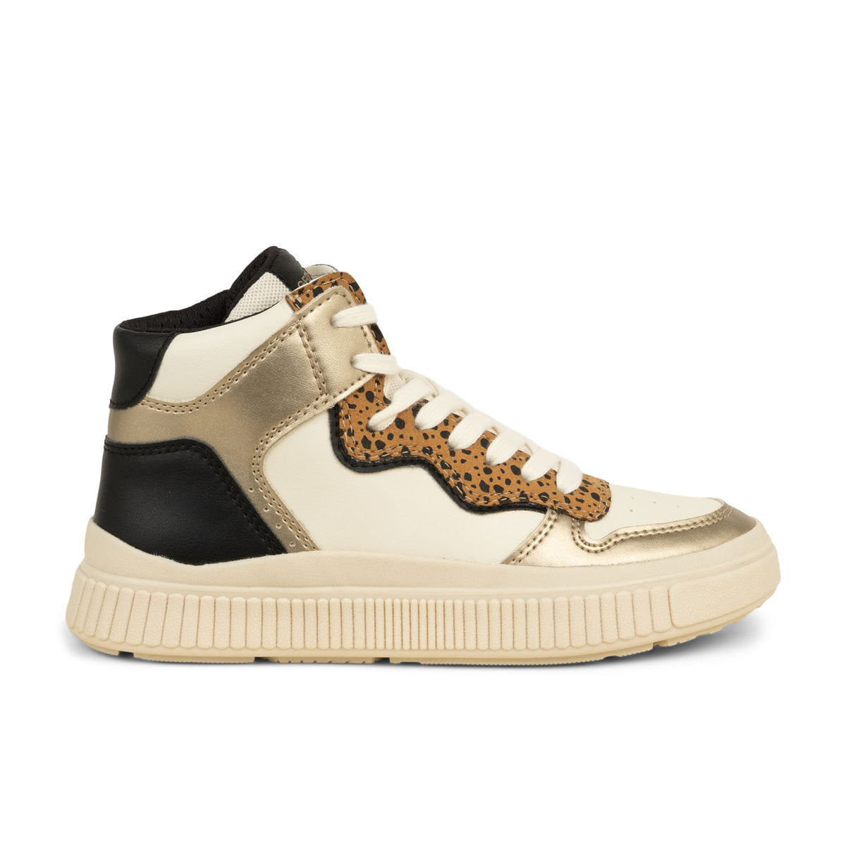 Baskets Enfant GEOX J LAQUINNY Blanc