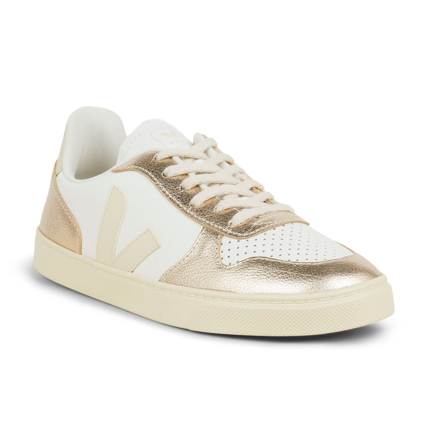 Sneakers Enfant VEJA SMALL V10 LACET Blanc