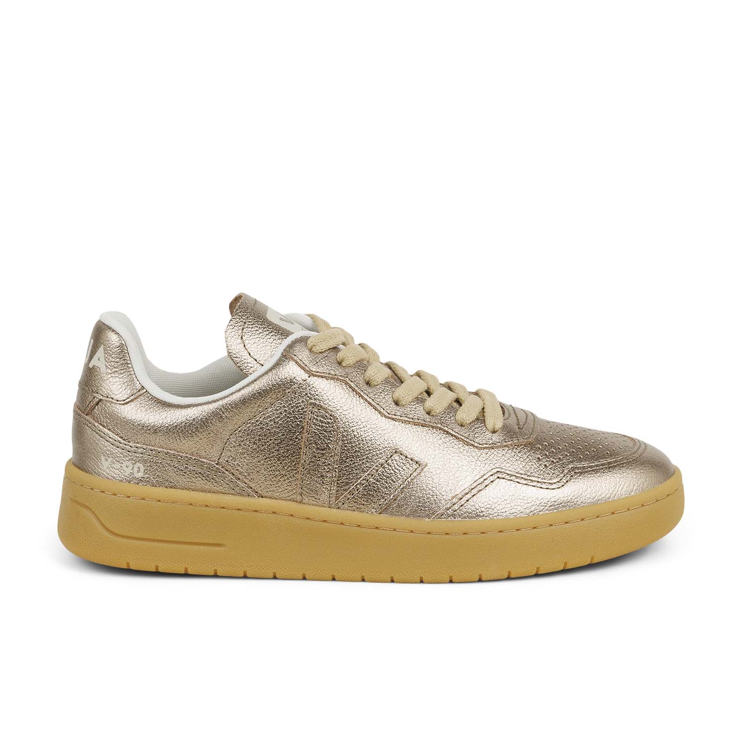 Baskets Femme VEJA V90 Or/Bronze