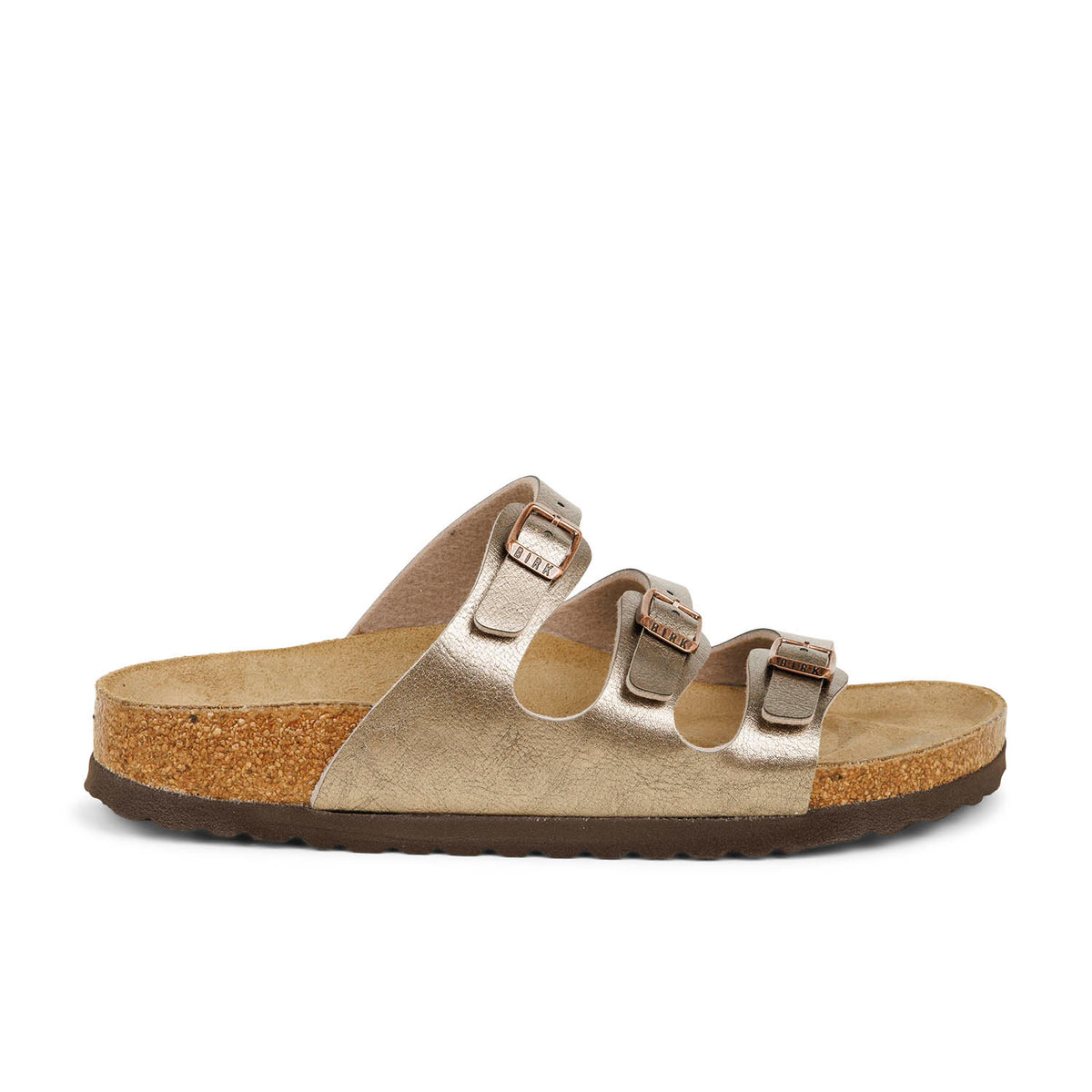 Mules Femme BIRKENSTOCK FLORIDA BF Or/Bronze