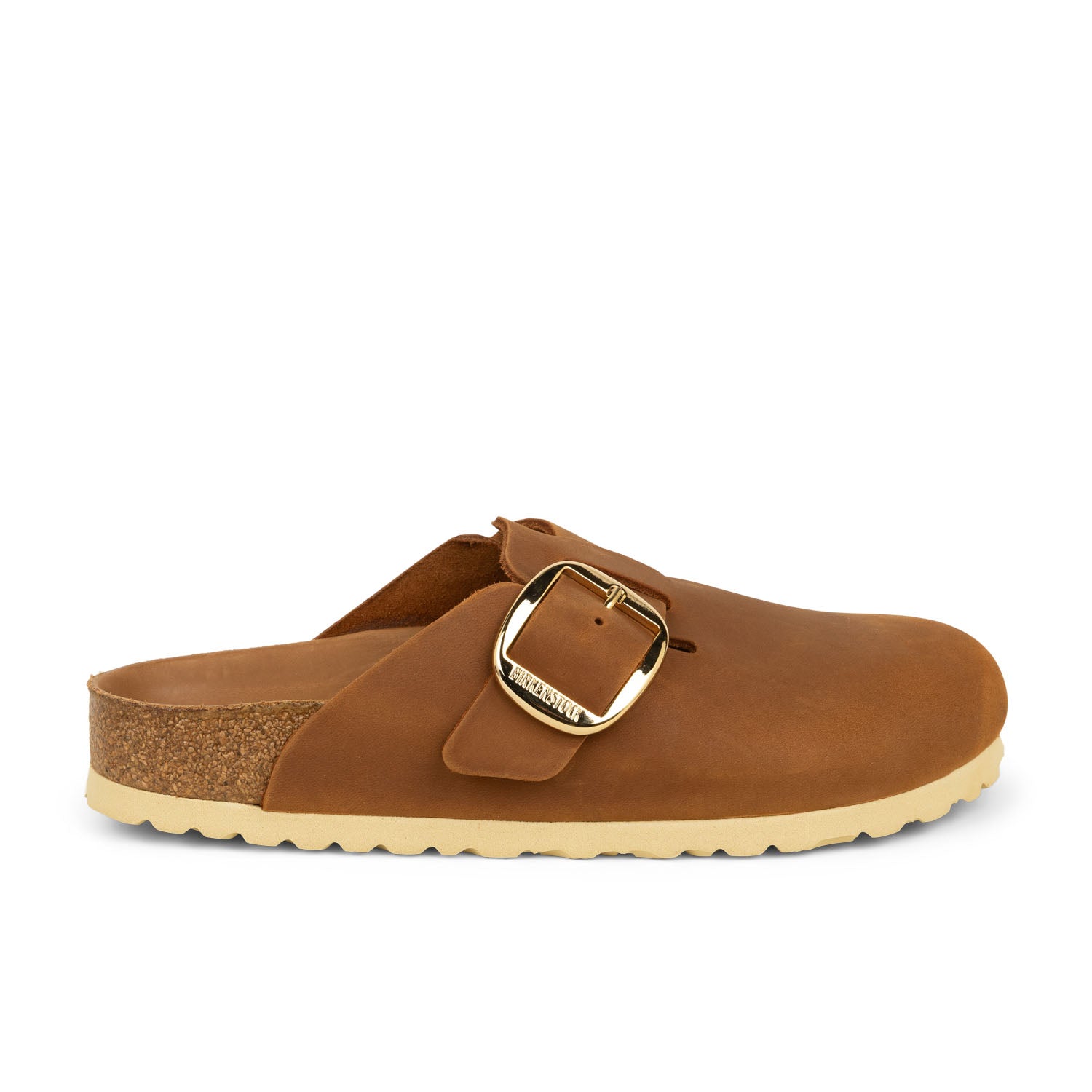 Mules Femme BIRKENSTOCK BOSTON BIG BUCKLE Marron