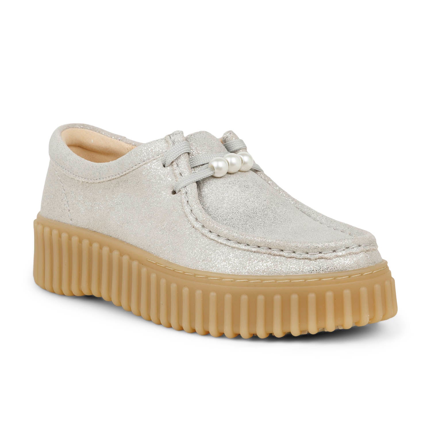 Derbies Femme CLARKS TORHILL BEE Argent