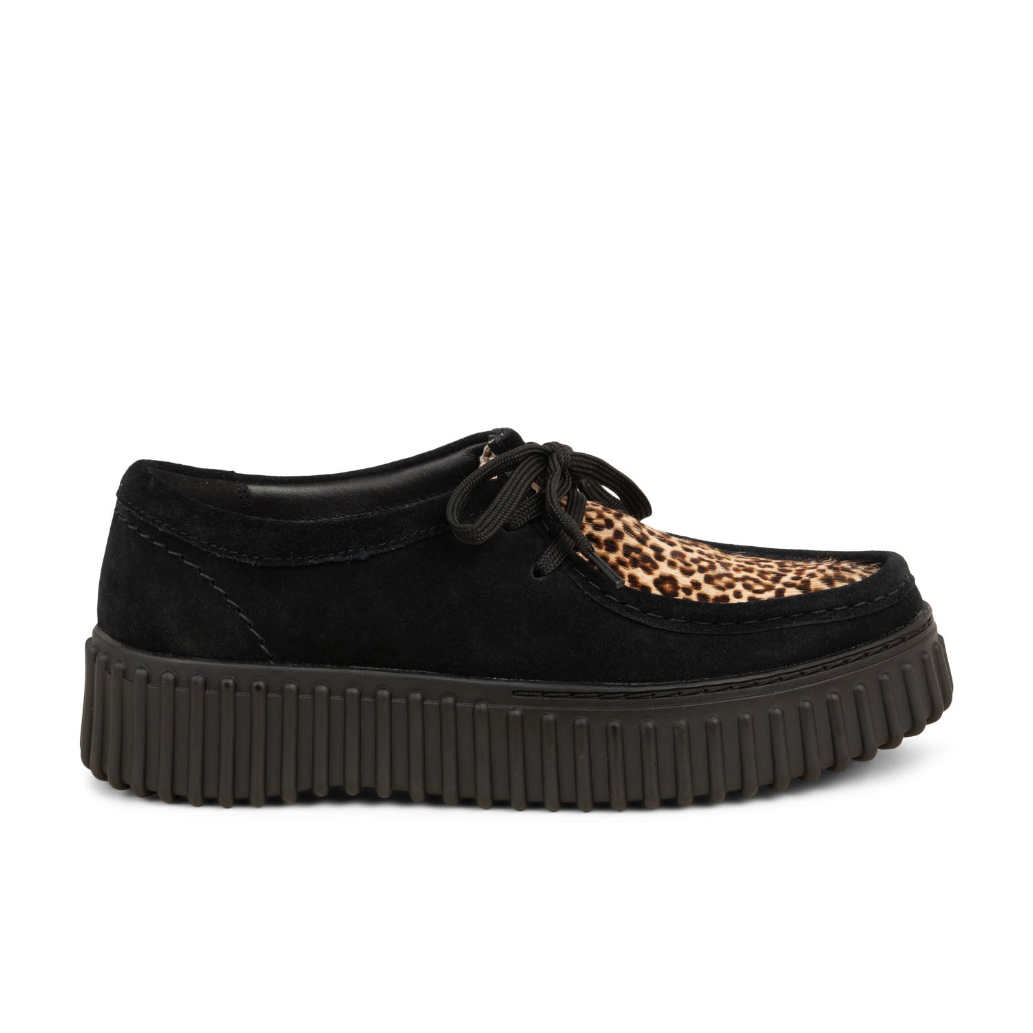 Derbies Femme CLARKS TORHILL BEE LEOPARD Noir