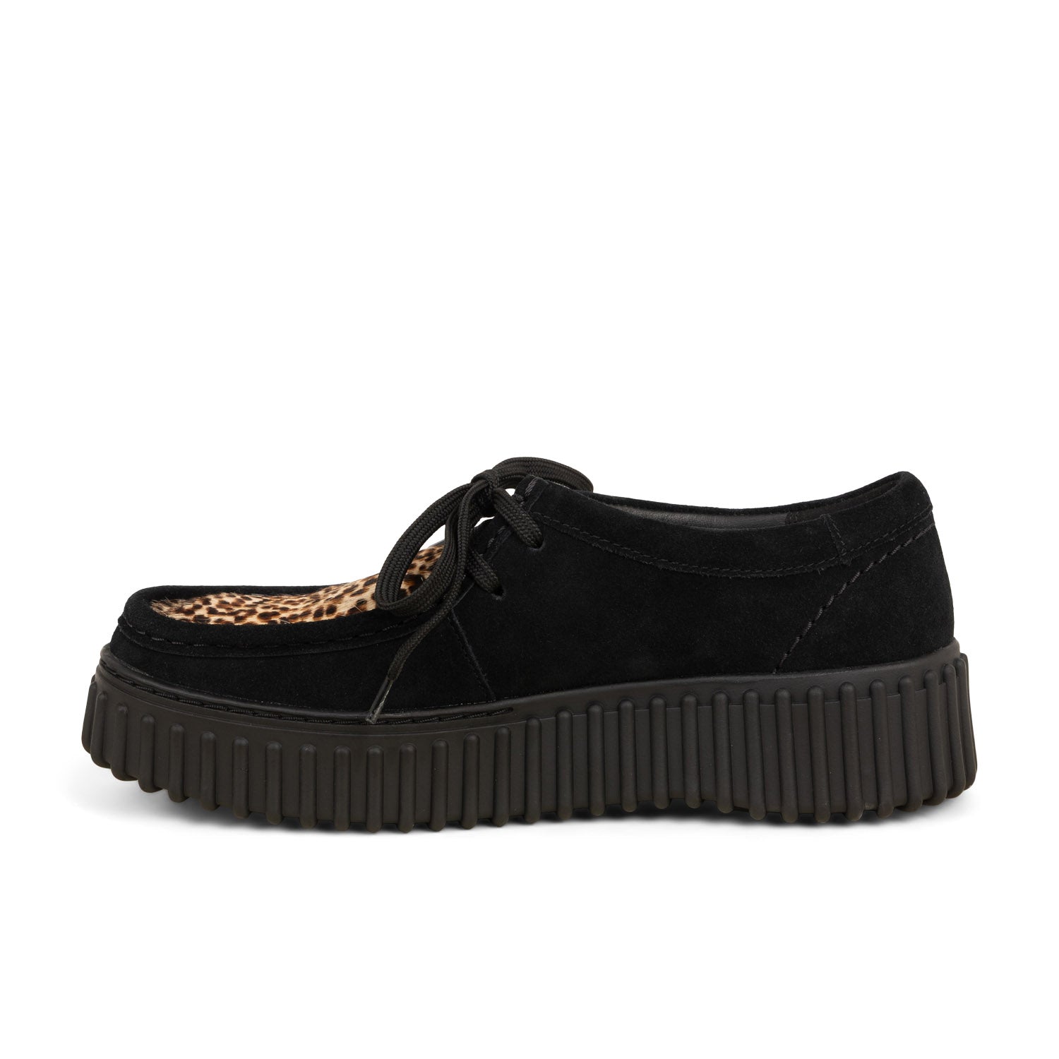 Derbies Femme CLARKS TORHILL BEE LEOPARD Noir