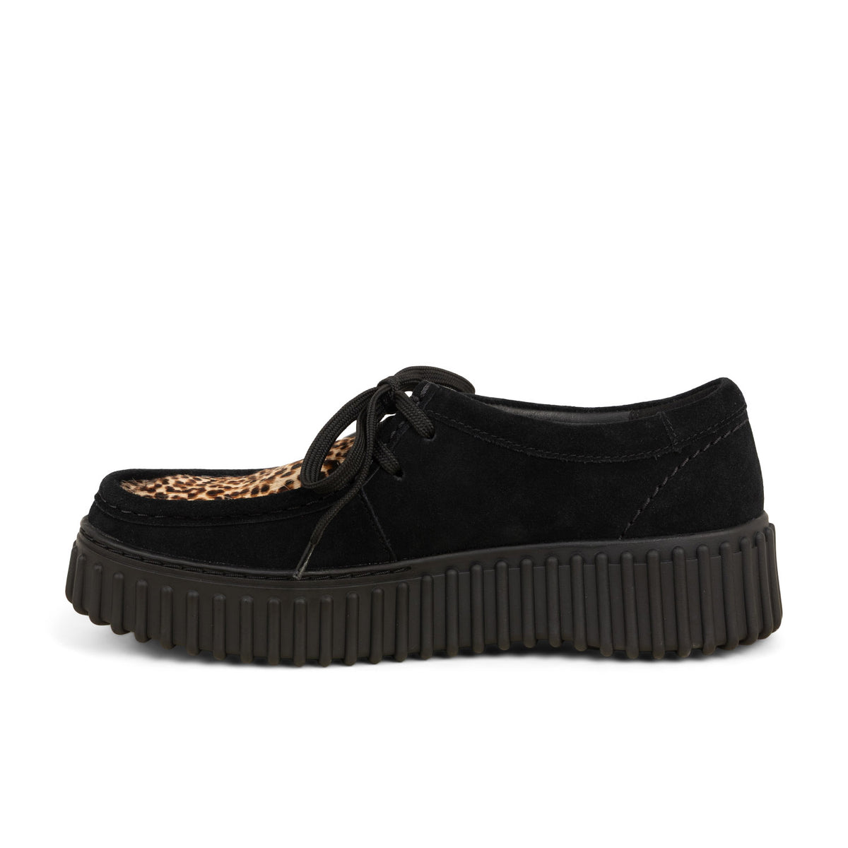 Derbies Femme CLARKS TORHILL BEE LEOPARD Noir