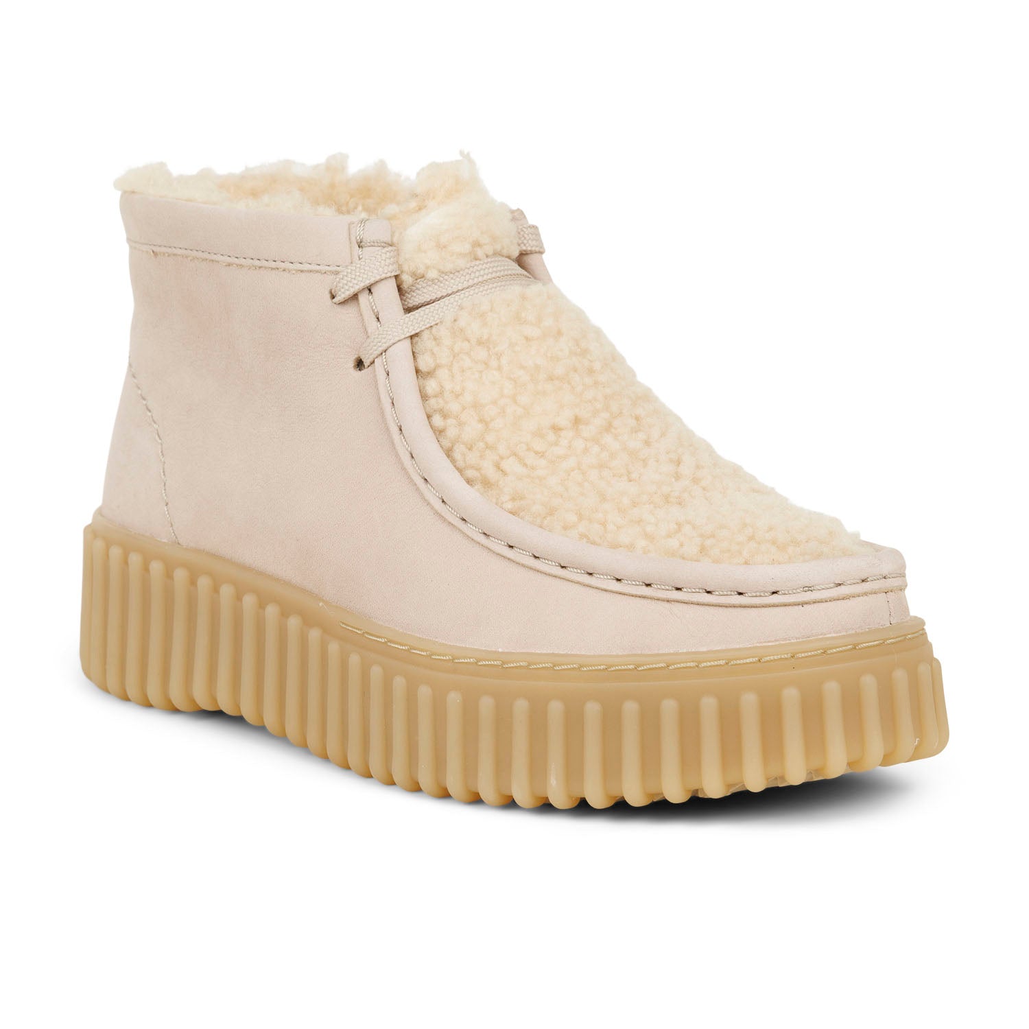 Derbies Femme CLARKS TORHILL MOSS Beige