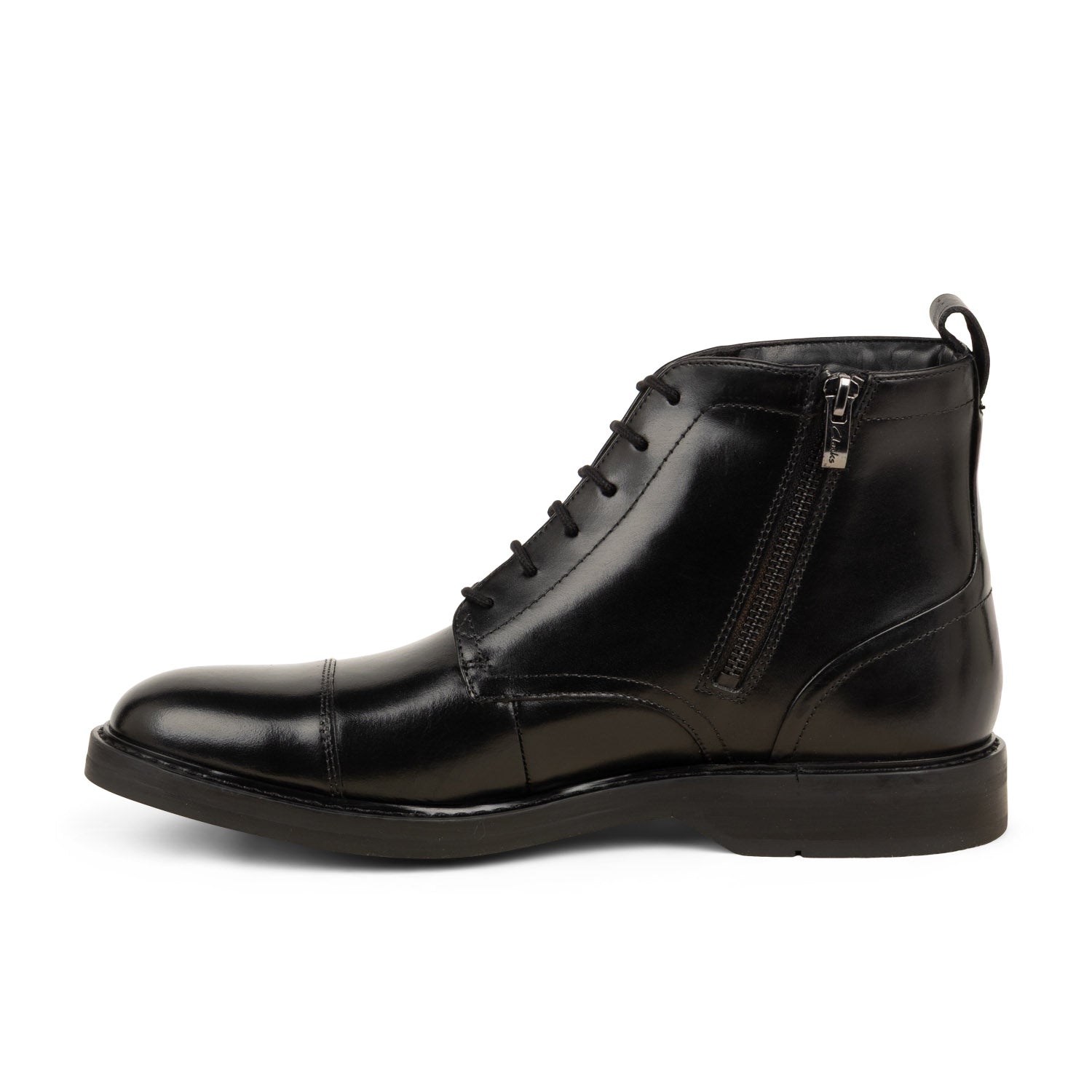 Boots et bottines Homme CLARKS ALDWIN CAP Noir