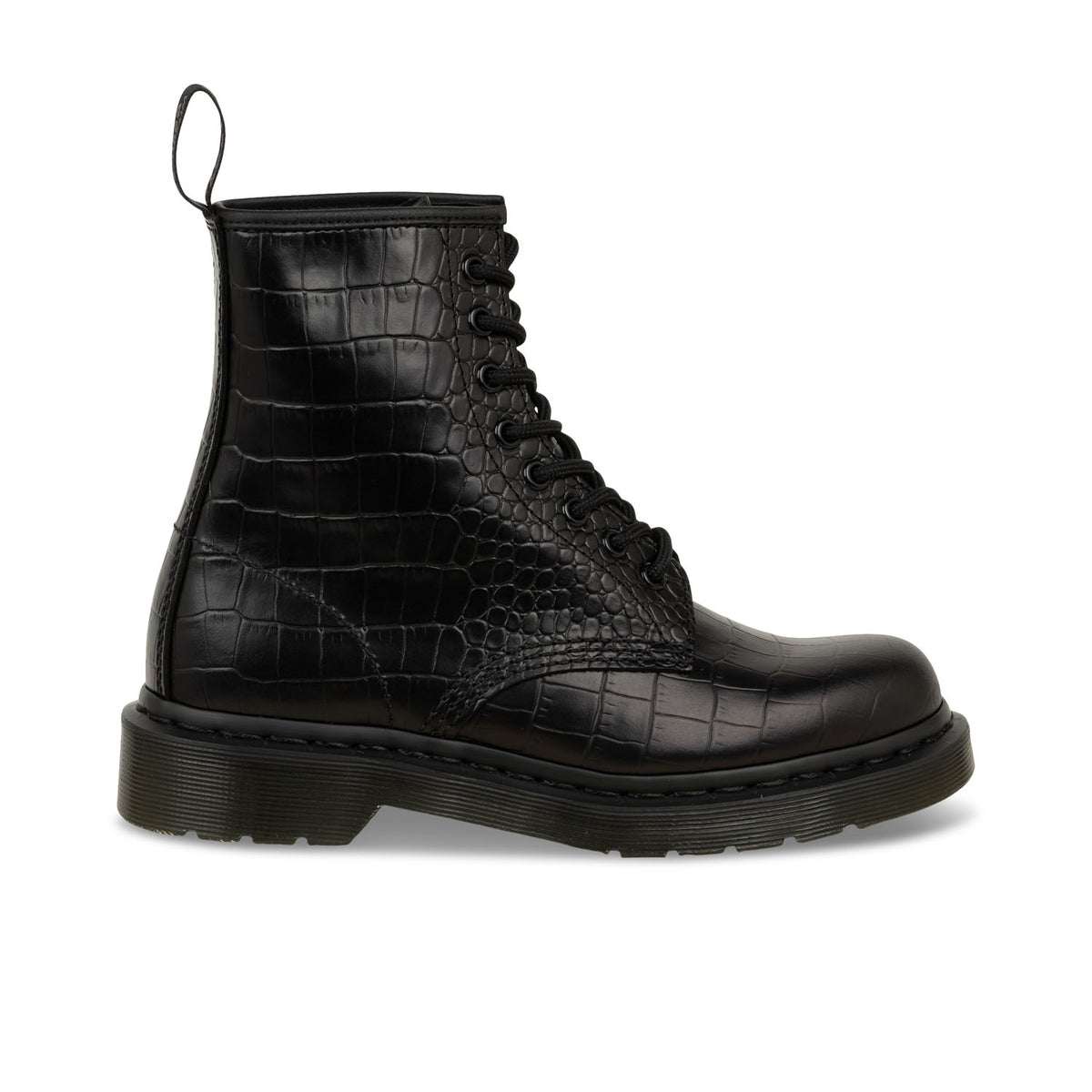Boots et bottines Femme DOC MARTENS 1460 CROCO Noir