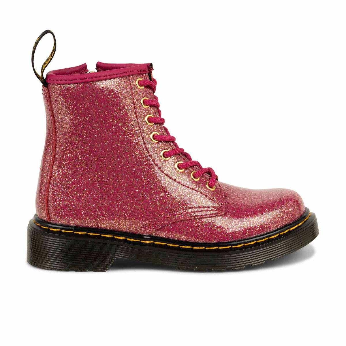Boots et bottines Enfant DOC MARTENS 1460 GLITTER Rose