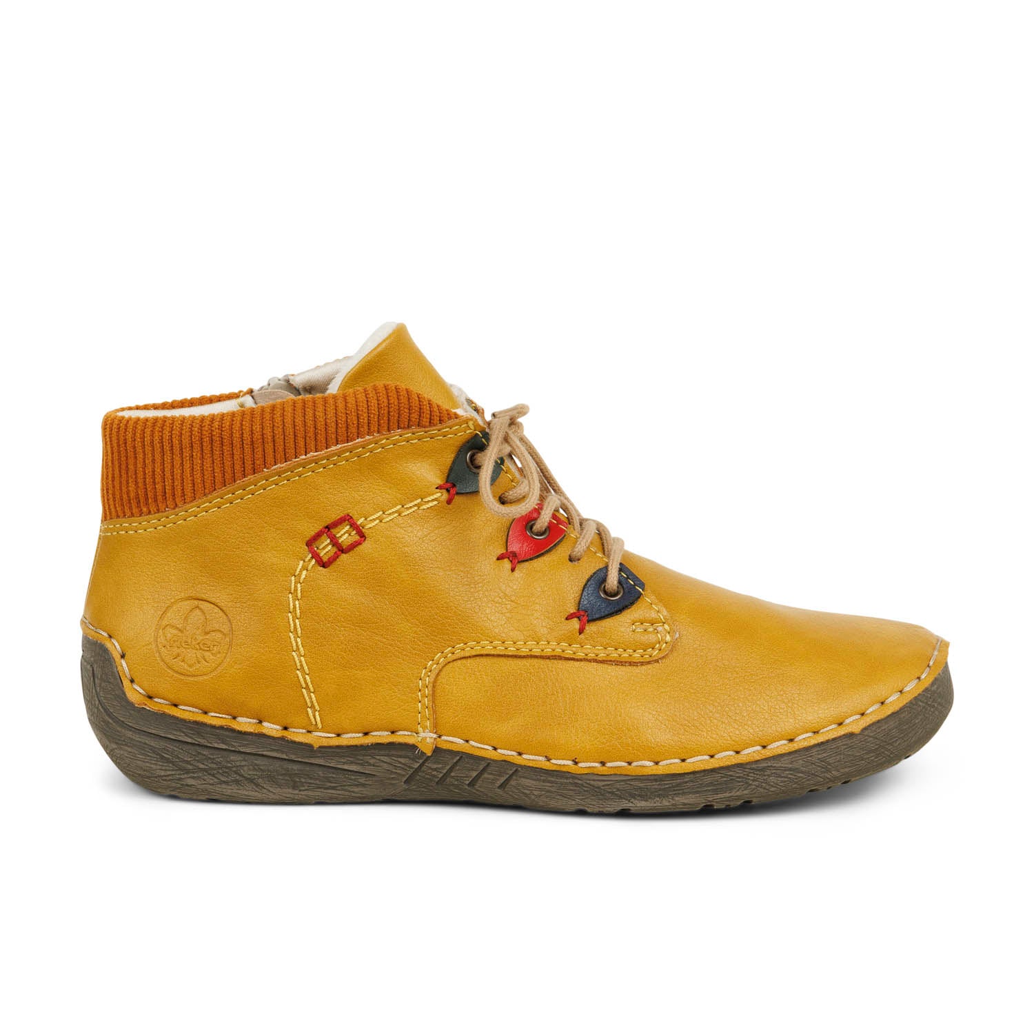 Baskets Femme RIEKER RIJO Jaune