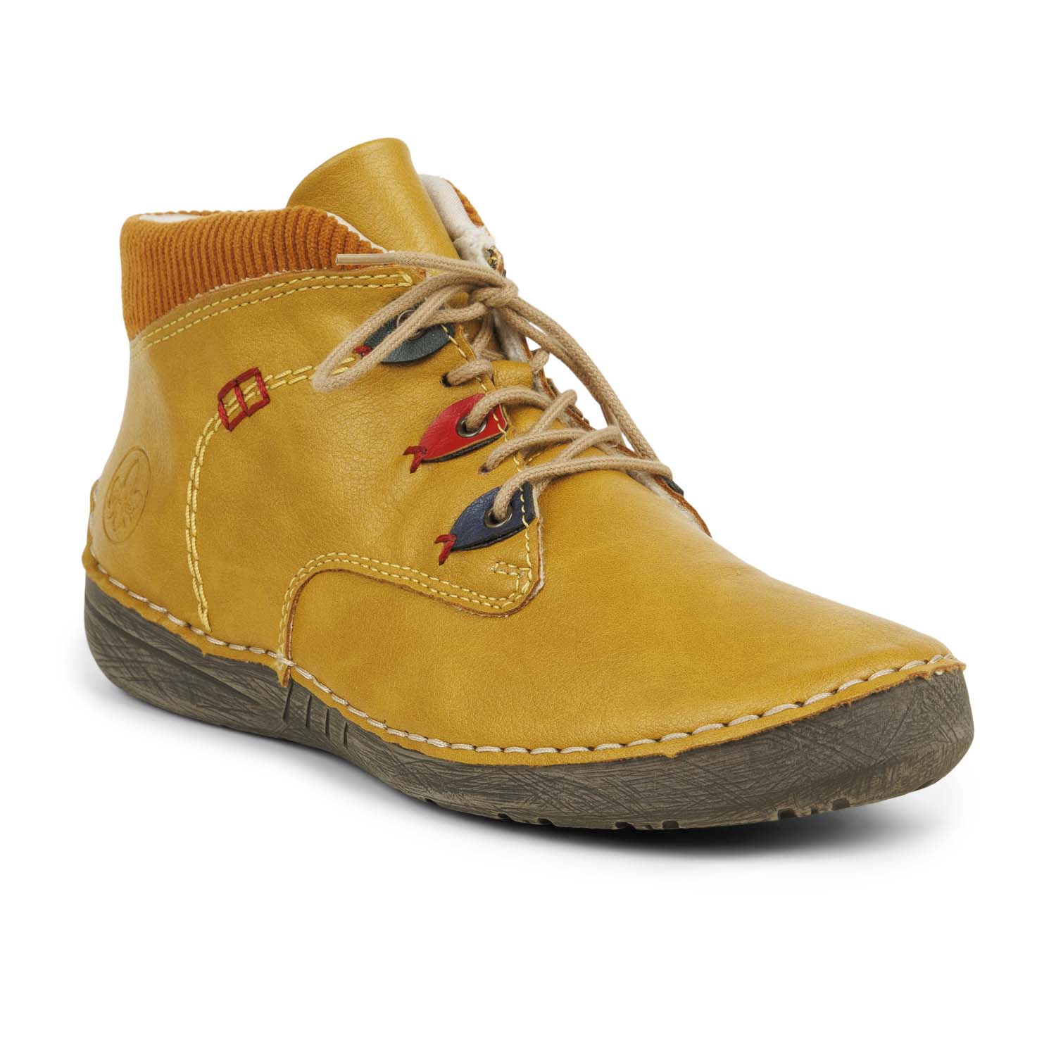 Baskets Femme RIEKER RIJO Jaune