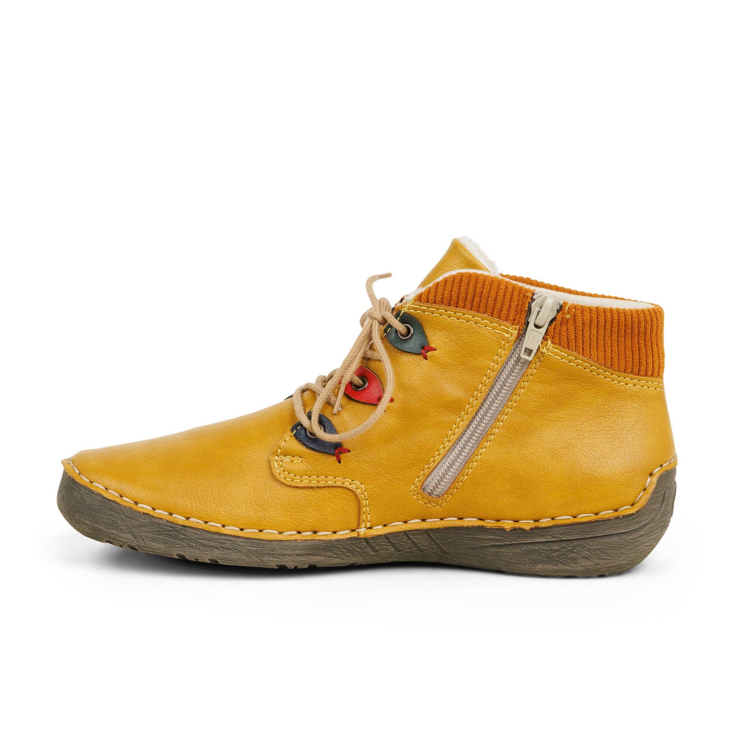 Baskets Femme RIEKER RIJO Jaune