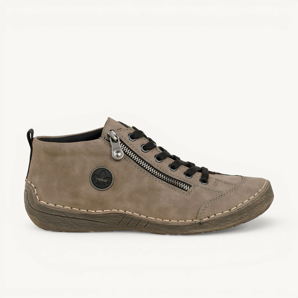 Baskets Femme RIEKER 52514 - RIBALI Gris