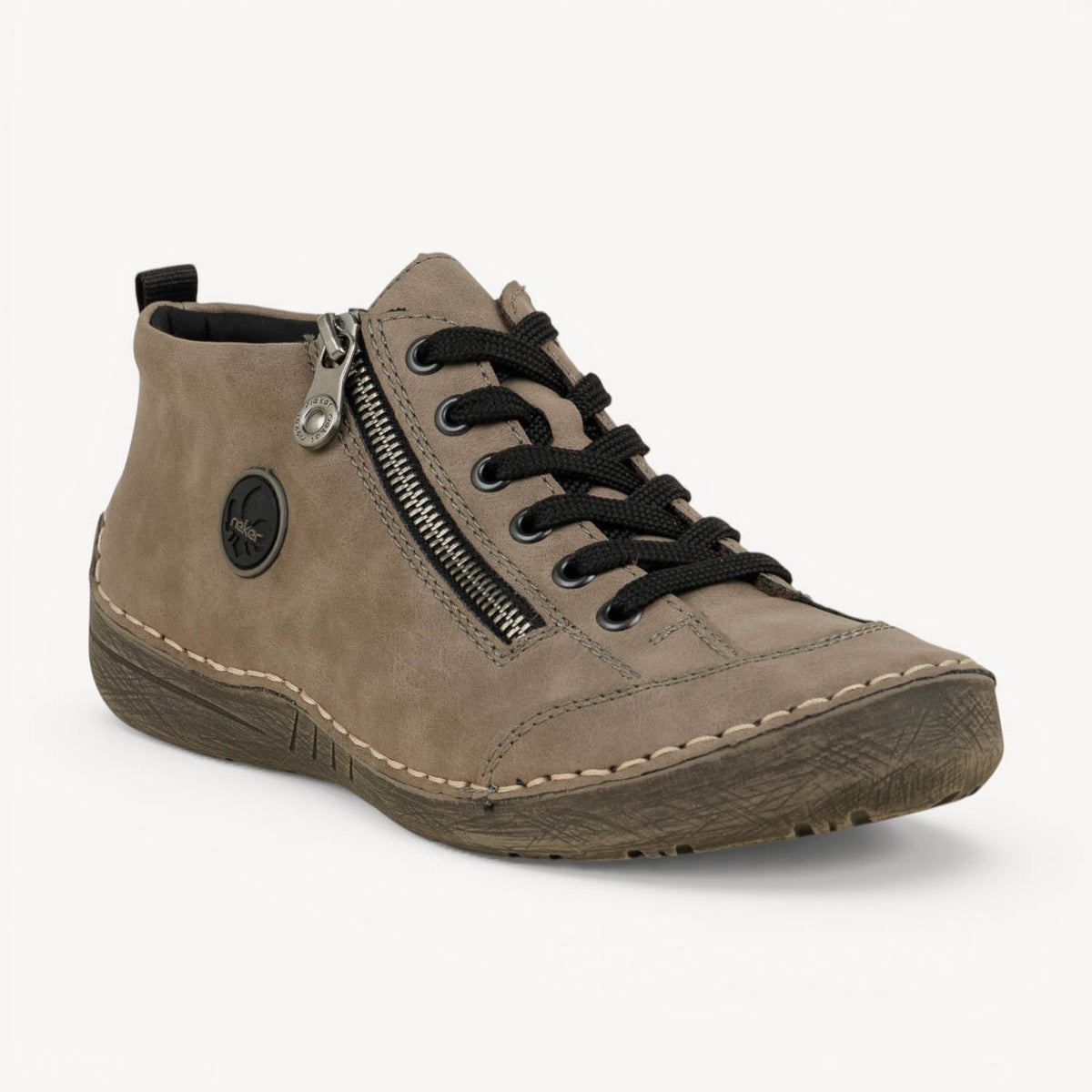 Baskets Femme RIEKER 52514 - RIBALI Gris
