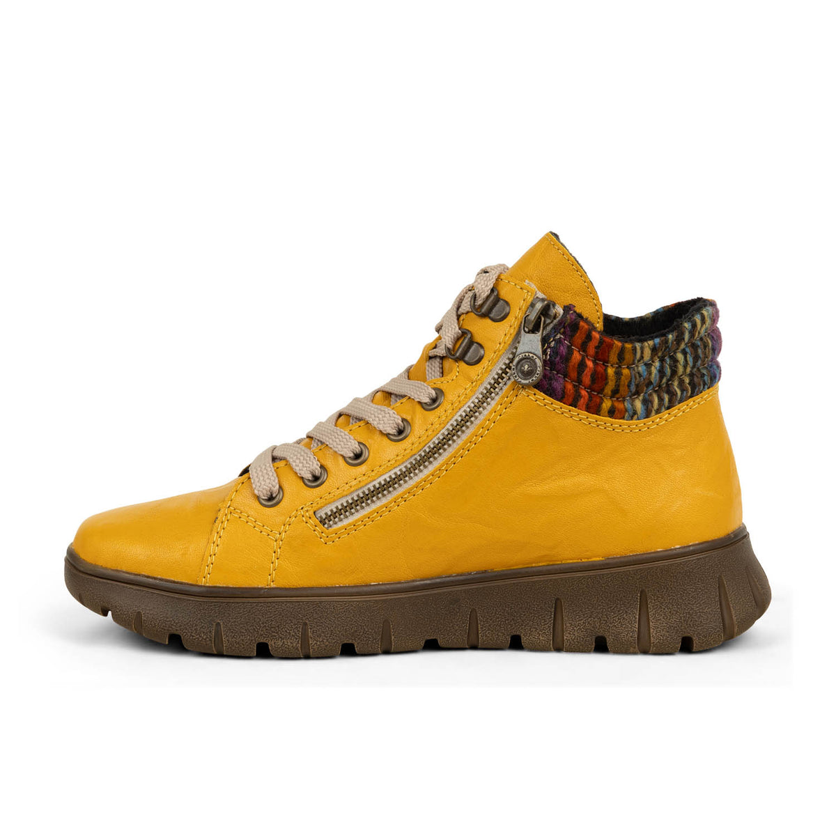 Boots et bottines Femme RIEKER N1305 - RIKOU Jaune