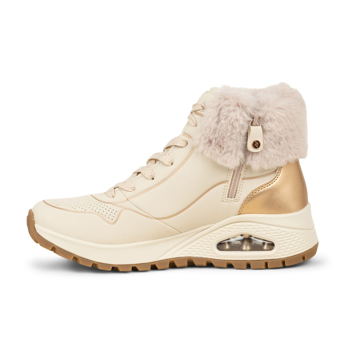 Baskets Femme SKECHERS UNO RUGGED Beige