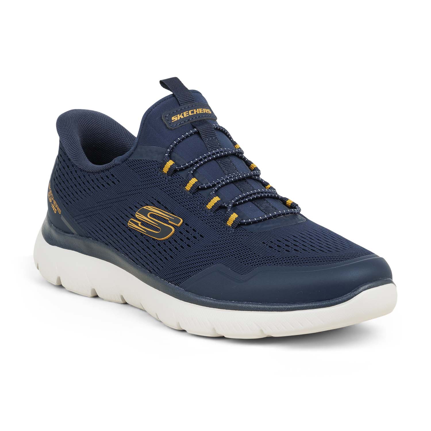 Baskets Homme SKECHERS SUMMITS SPLIP INS Bleu