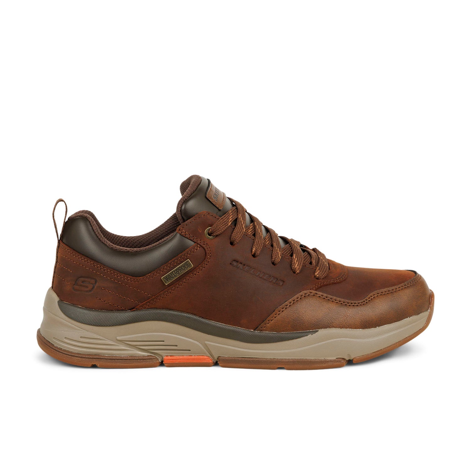 Baskets Homme SKECHERS BENAGO Marron