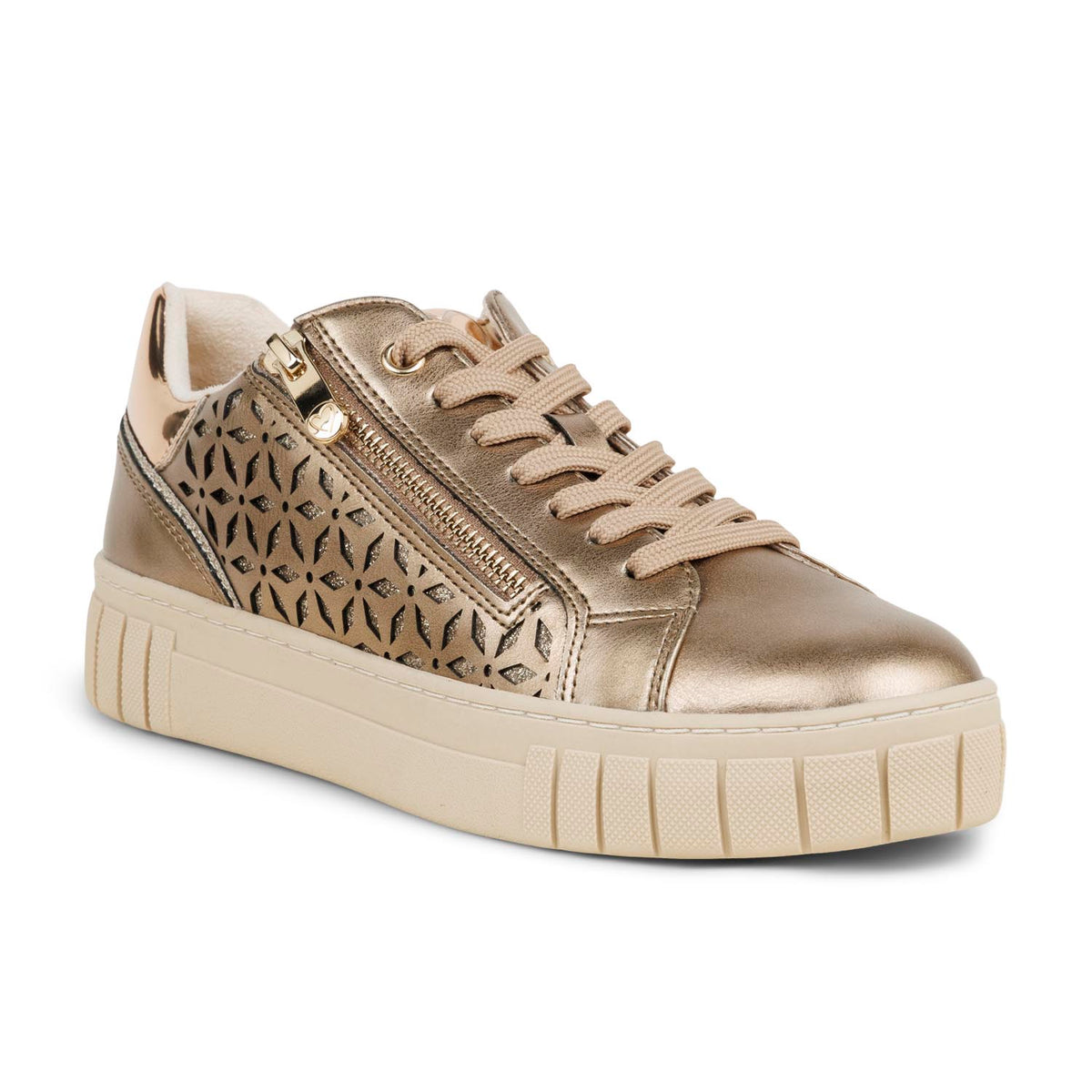 Baskets Femme MARCO TOZZI MARIONO Or/Bronze