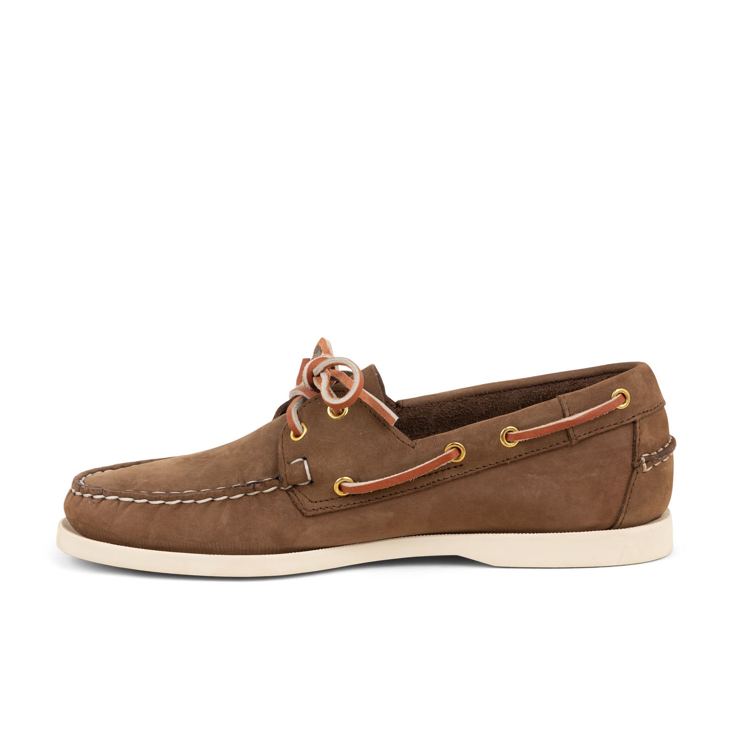Chaussures bateau Homme SEBAGO DOCKSIDES PORTLAND NUBUCK Marron