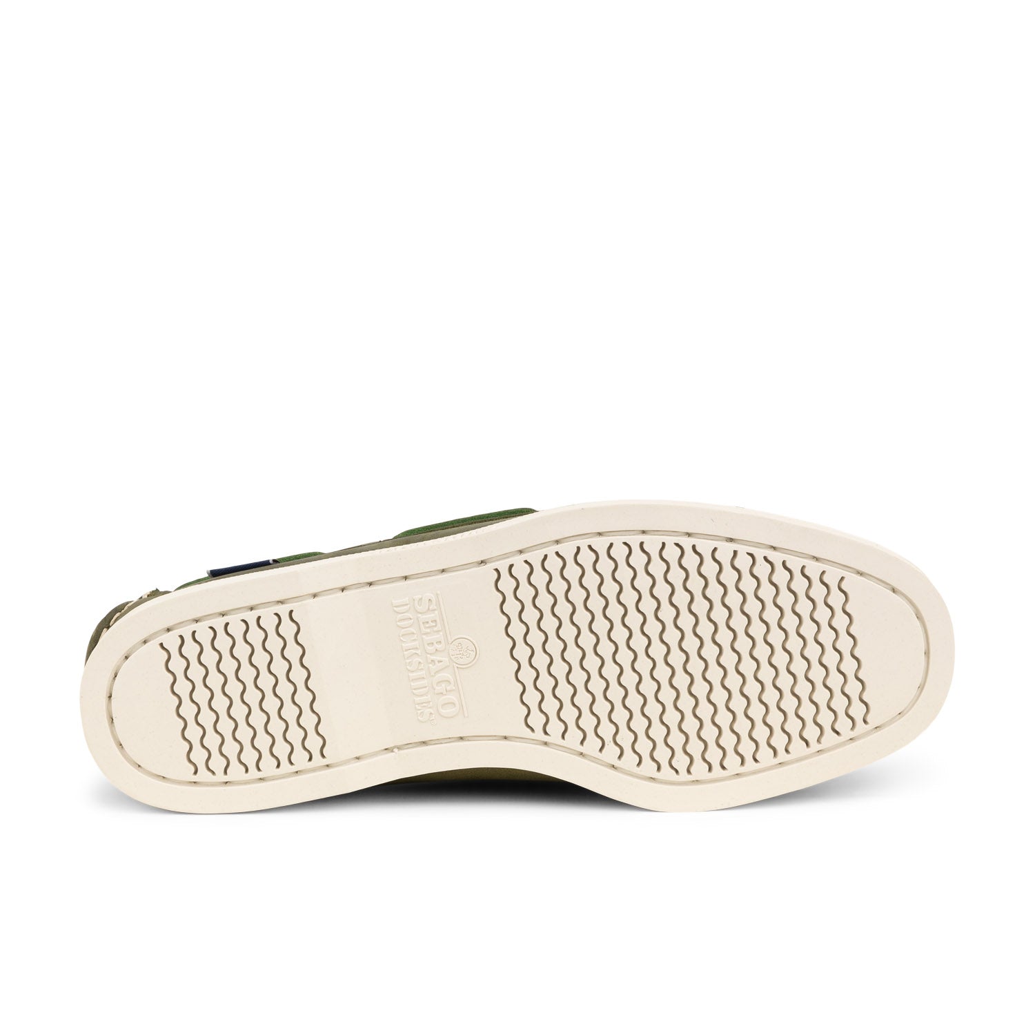 Chaussures bateau Homme SEBAGO DOCKSIDES PORTLAND CRAZY Kaki