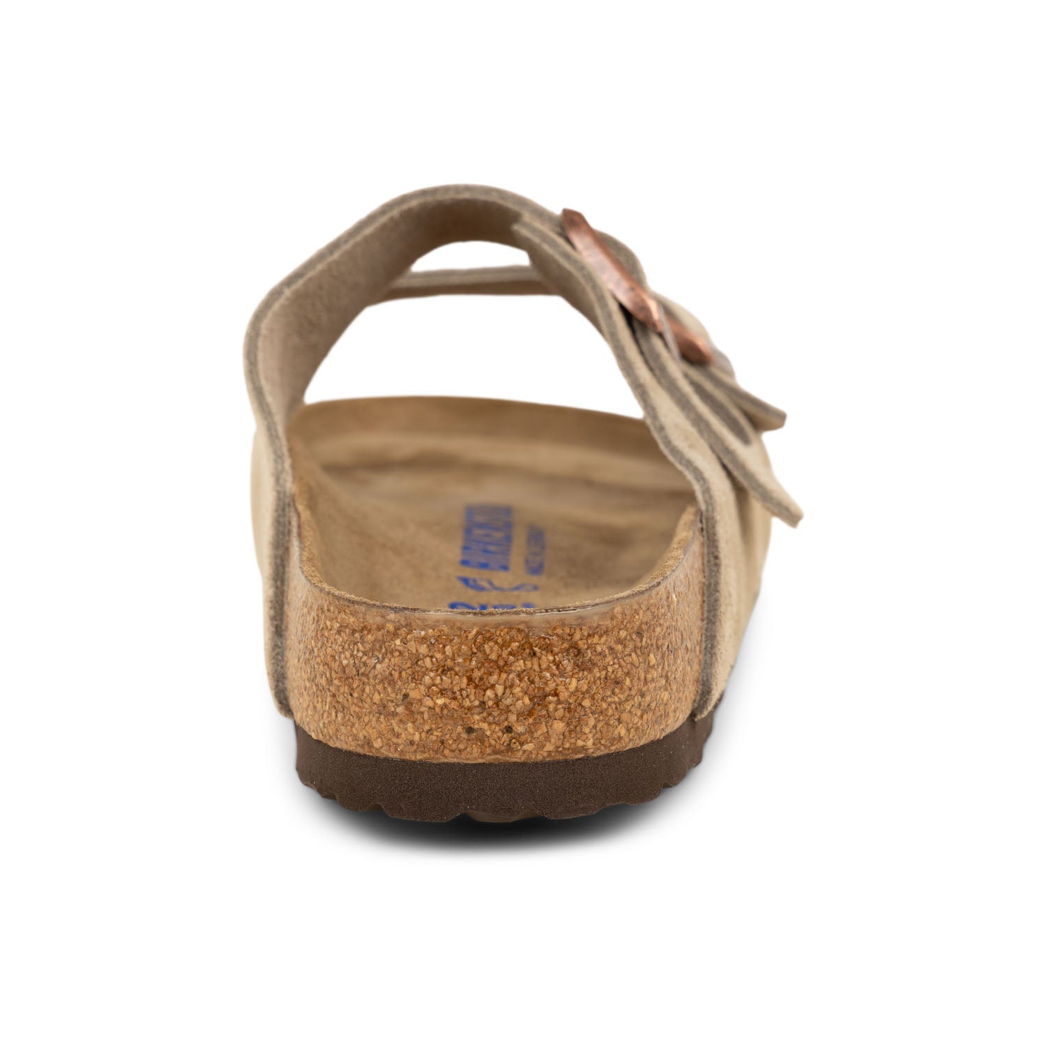 Sandales Homme BIRKENSTOCK ARIZONA SOFT VEL Beige