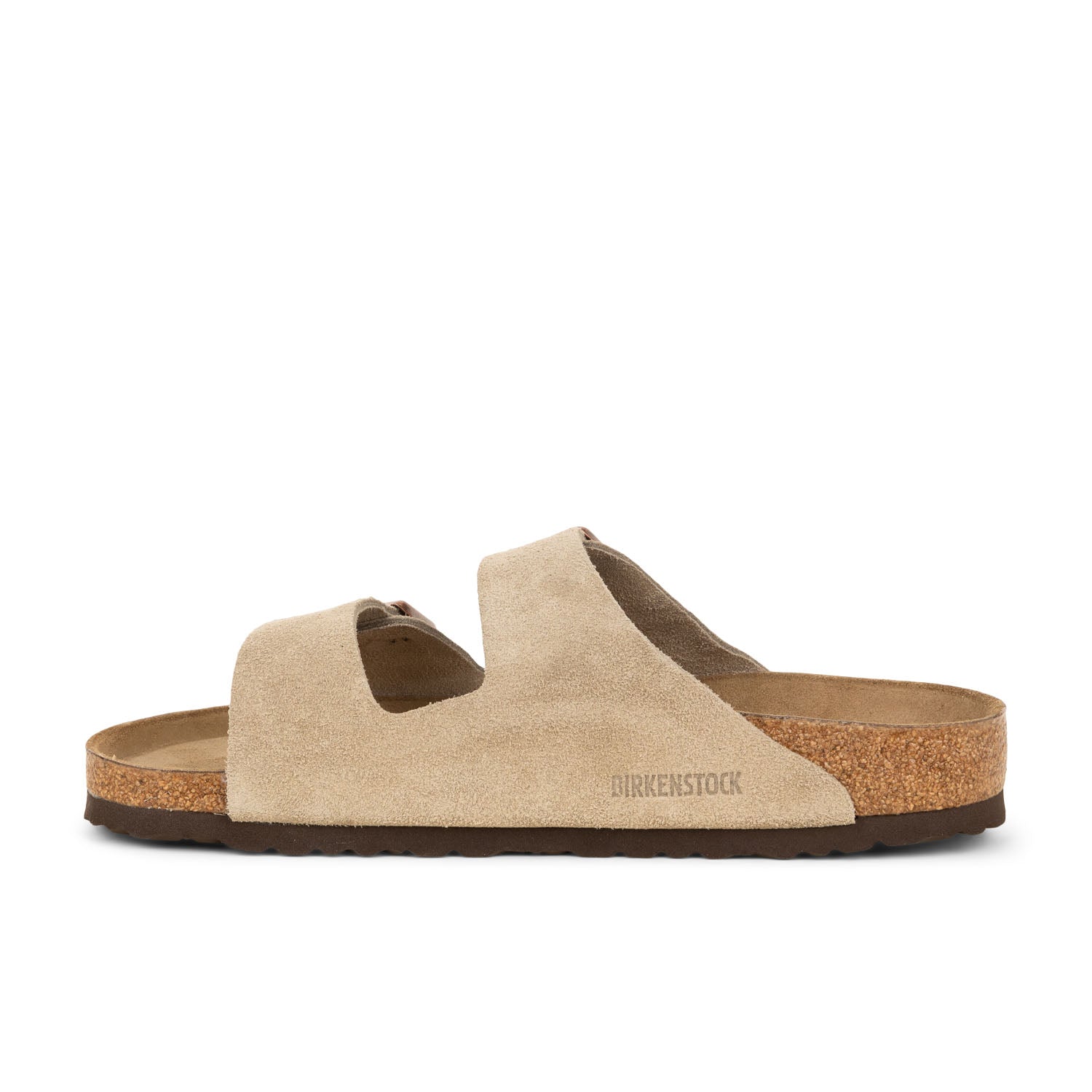 Sandales Homme BIRKENSTOCK ARIZONA SOFT VEL Beige