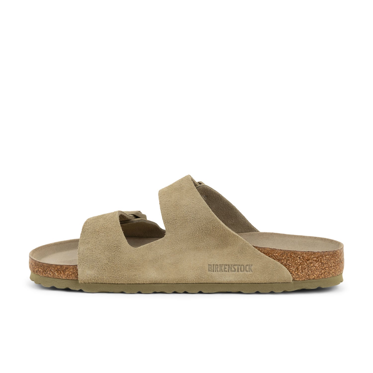Sandales Homme BIRKENSTOCK ARIZONA SOFT VEL Beige