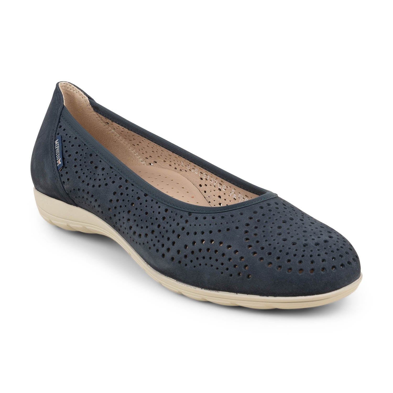 Ballerines et babies Femme MEPHISTO ELSIE PERF Bleu