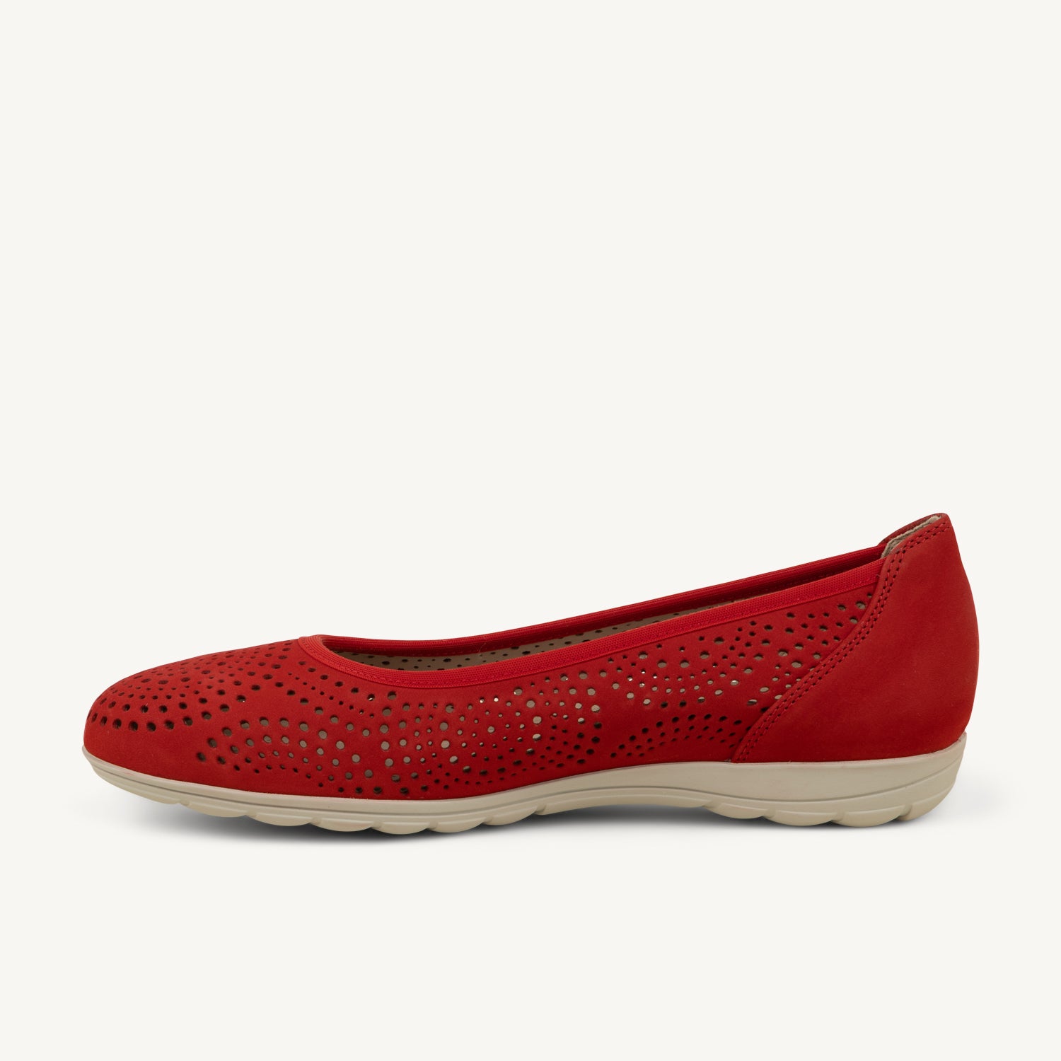 Ballerines et babies Femme MEPHISTO ELSIE PERF Rouge