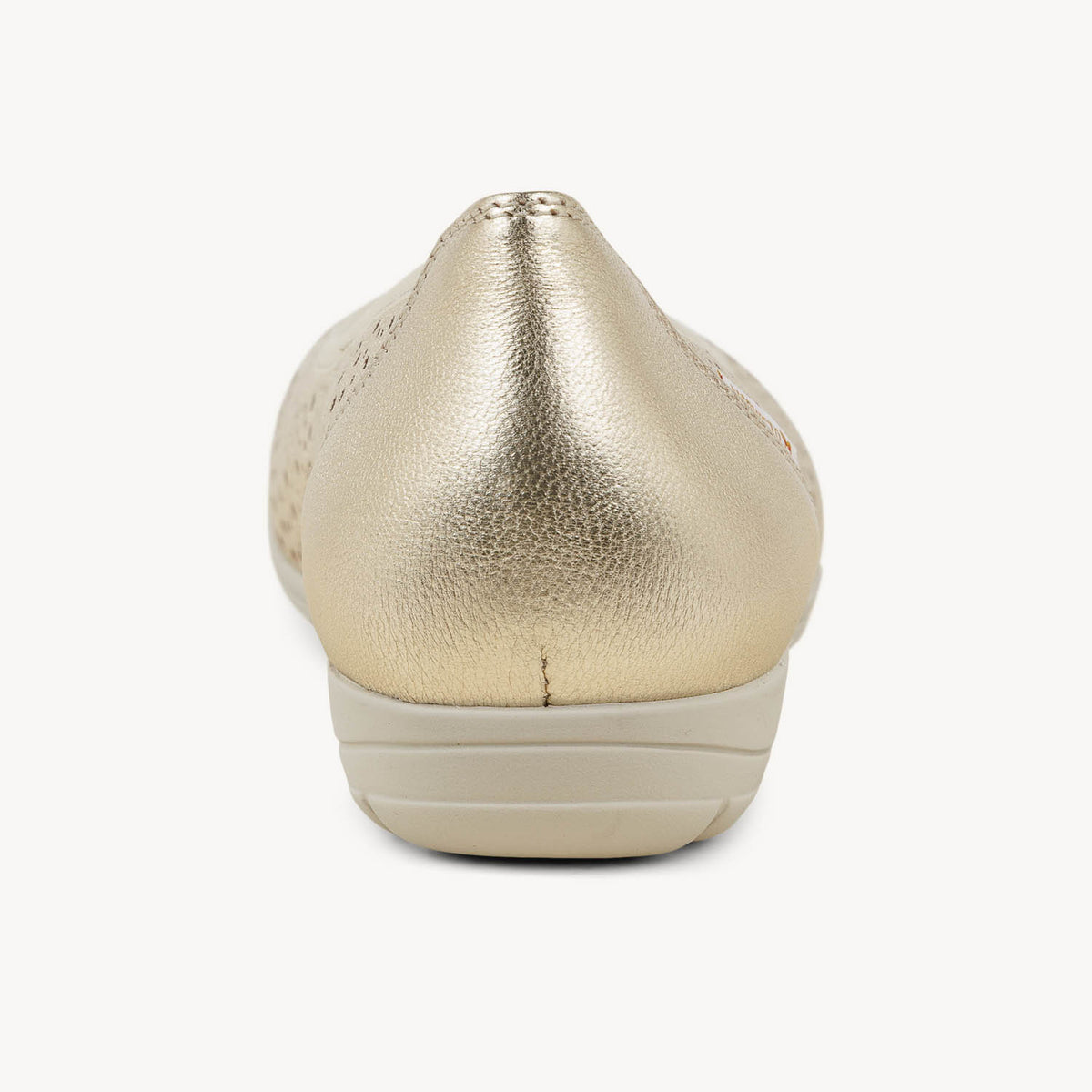Ballerines et babies Femme MEPHISTO ELSIE PERF Or/Bronze