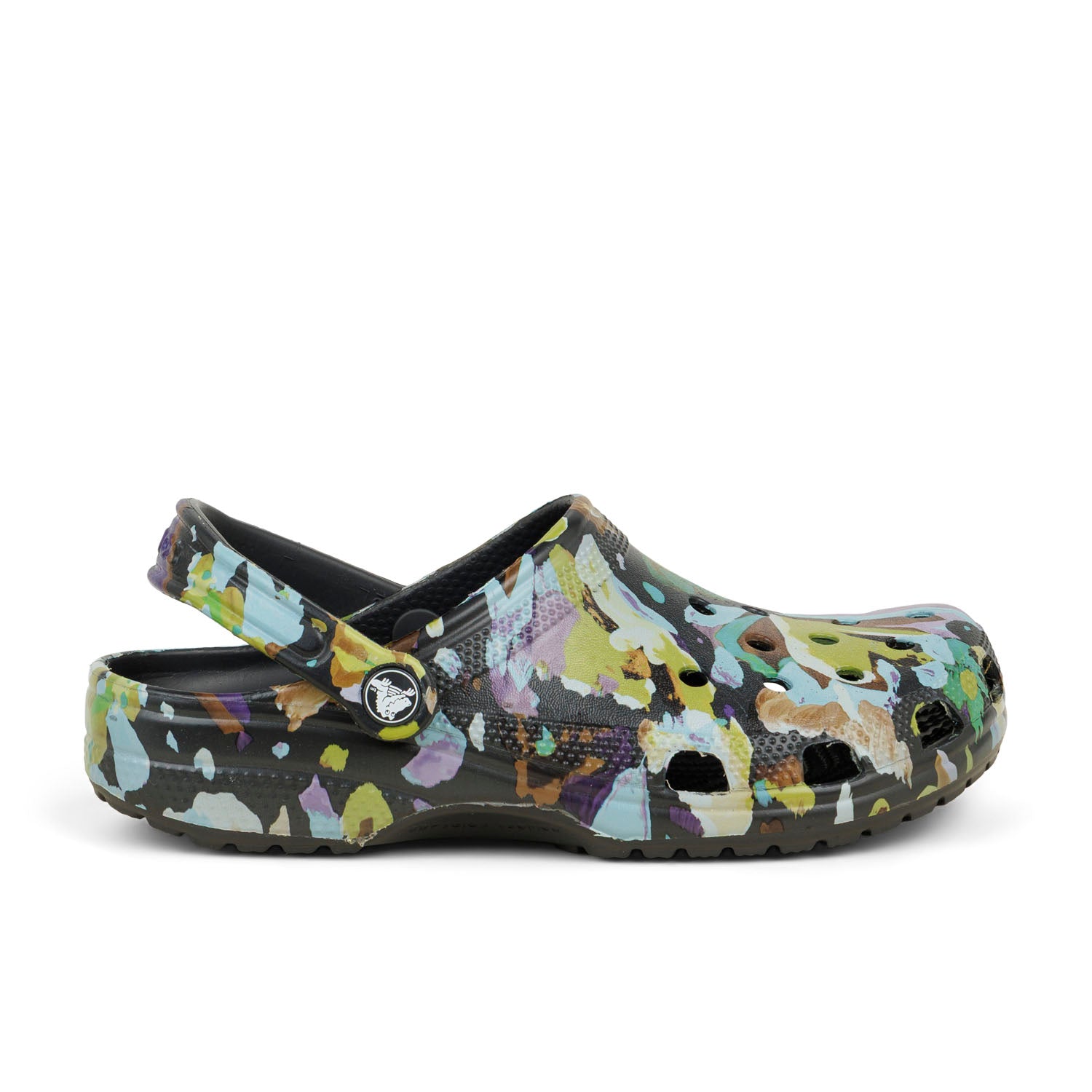 Tongs et crocs Femme CROCS CLASSIC PAINTED FLORAL CLOG Multicolore