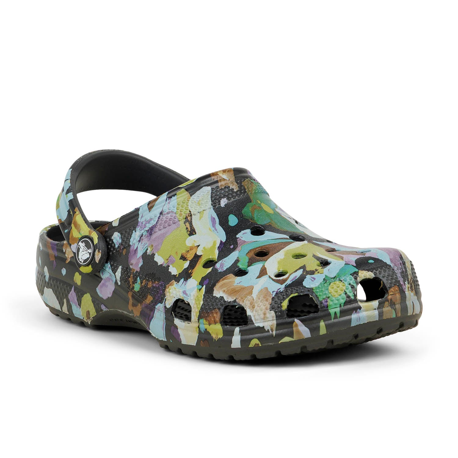 Tongs et crocs Femme CROCS CLASSIC PAINTED FLORAL CLOG Multicolore