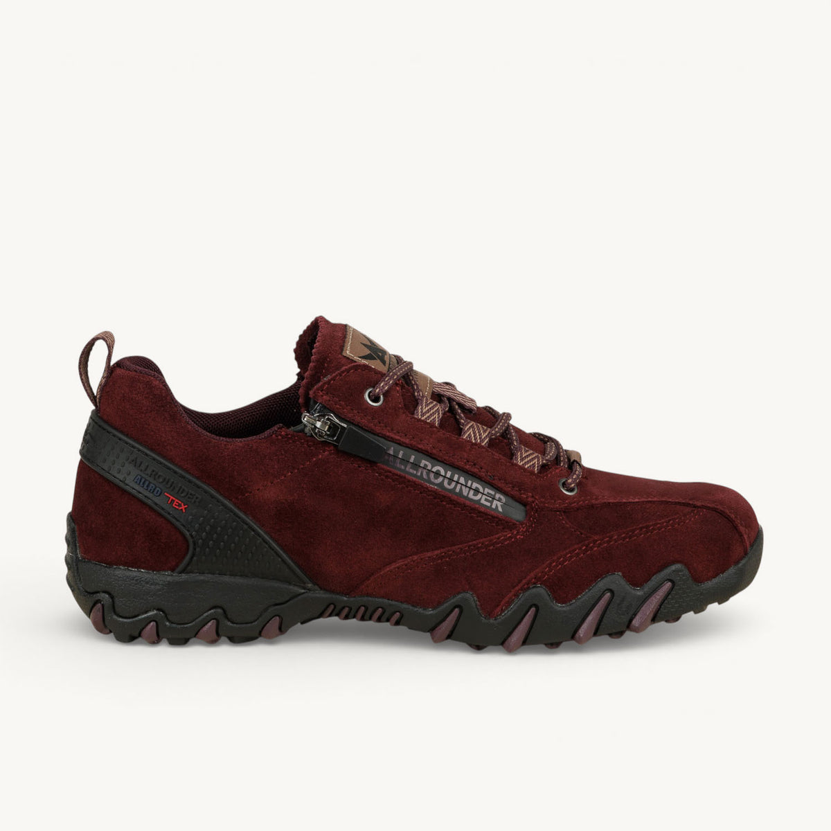 Baskets Femme ALLROUNDER BY MEPHISTO NIZAR TEX Bordeaux