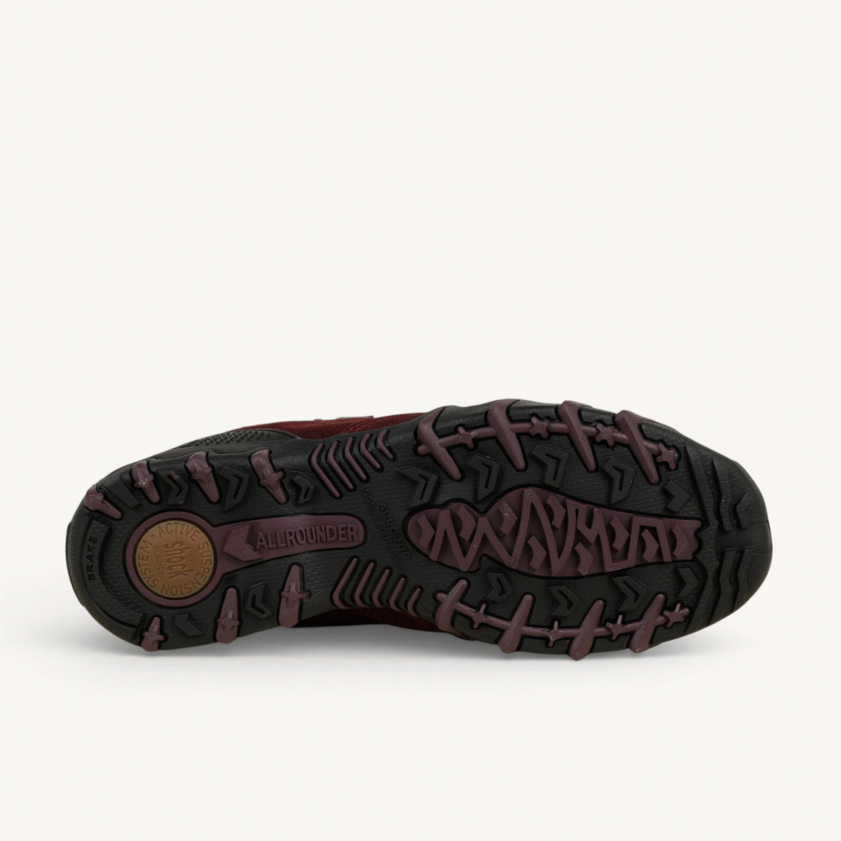 Baskets Femme ALLROUNDER BY MEPHISTO NIZAR TEX Bordeaux