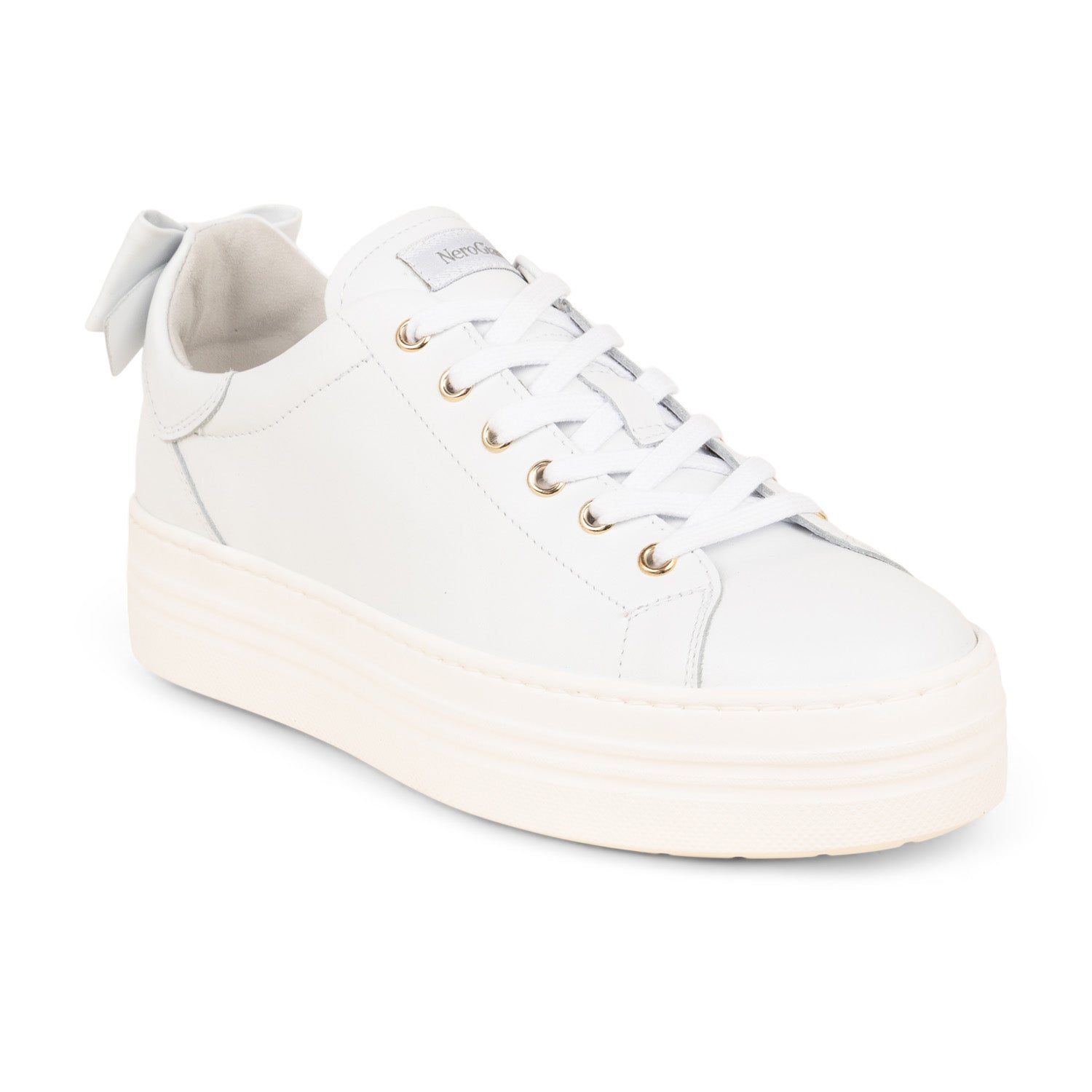 Baskets Femme NEROGIARDINI NERONOEUD Blanc