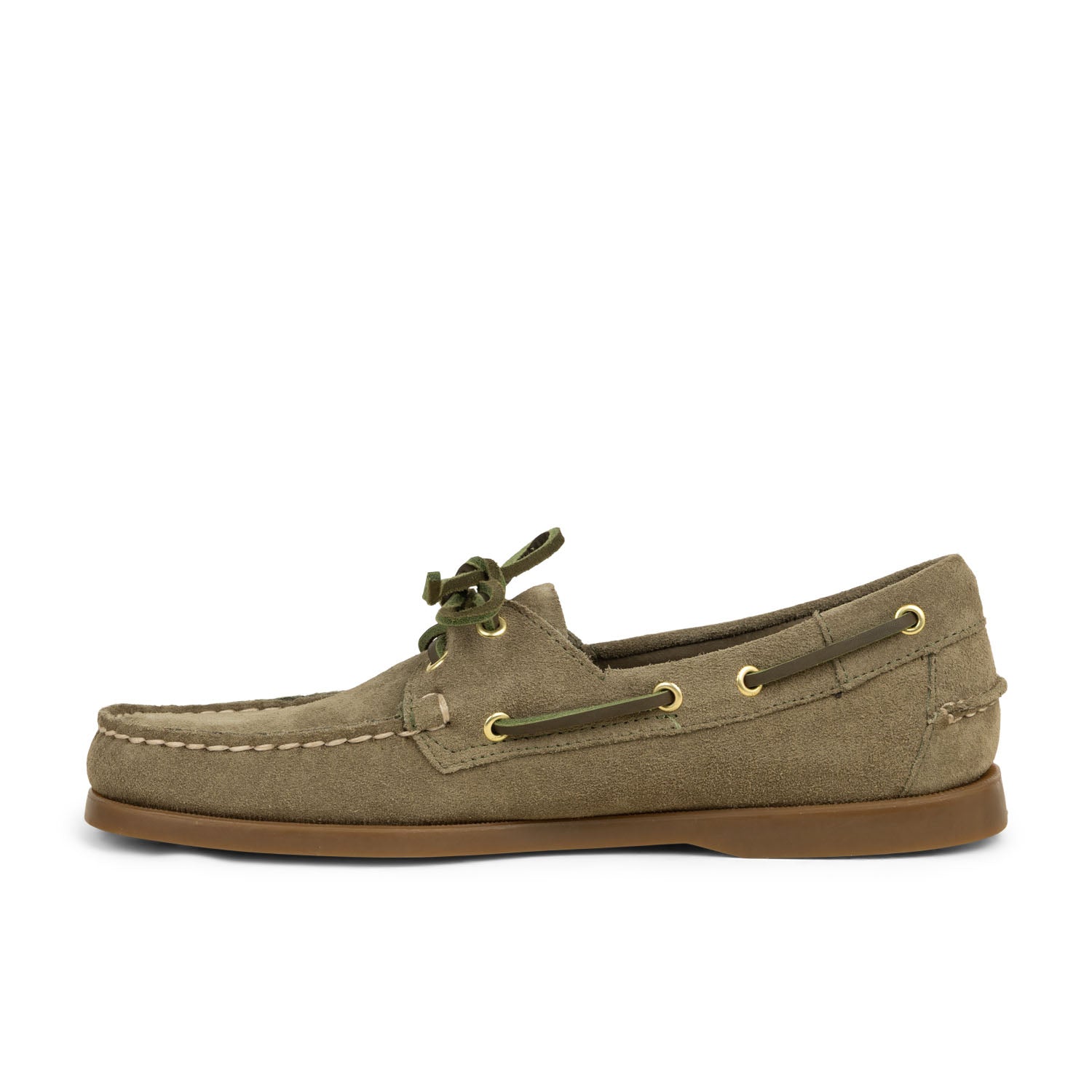 Chaussures bateau Homme SEBAGO DOCKSIDES PORTLAND NUBUCK Vert
